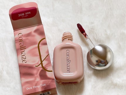 デュー ドロップ ティント/Coralhaze/リップティントを使ったクチコミ(5枚目)