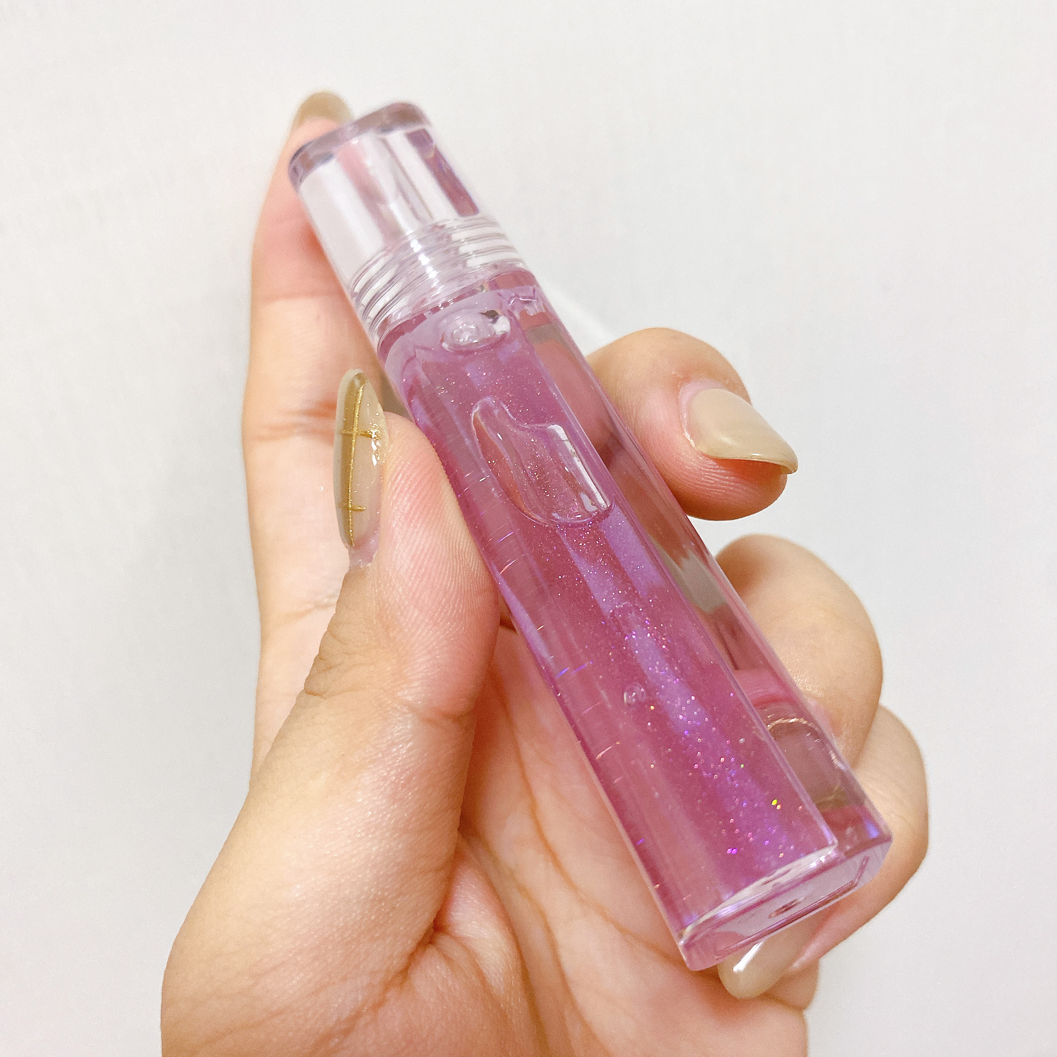 グレーズ プランパーグロス スパークリングブルー/ETUDE/リッププランパーを使ったクチコミ（3枚目）