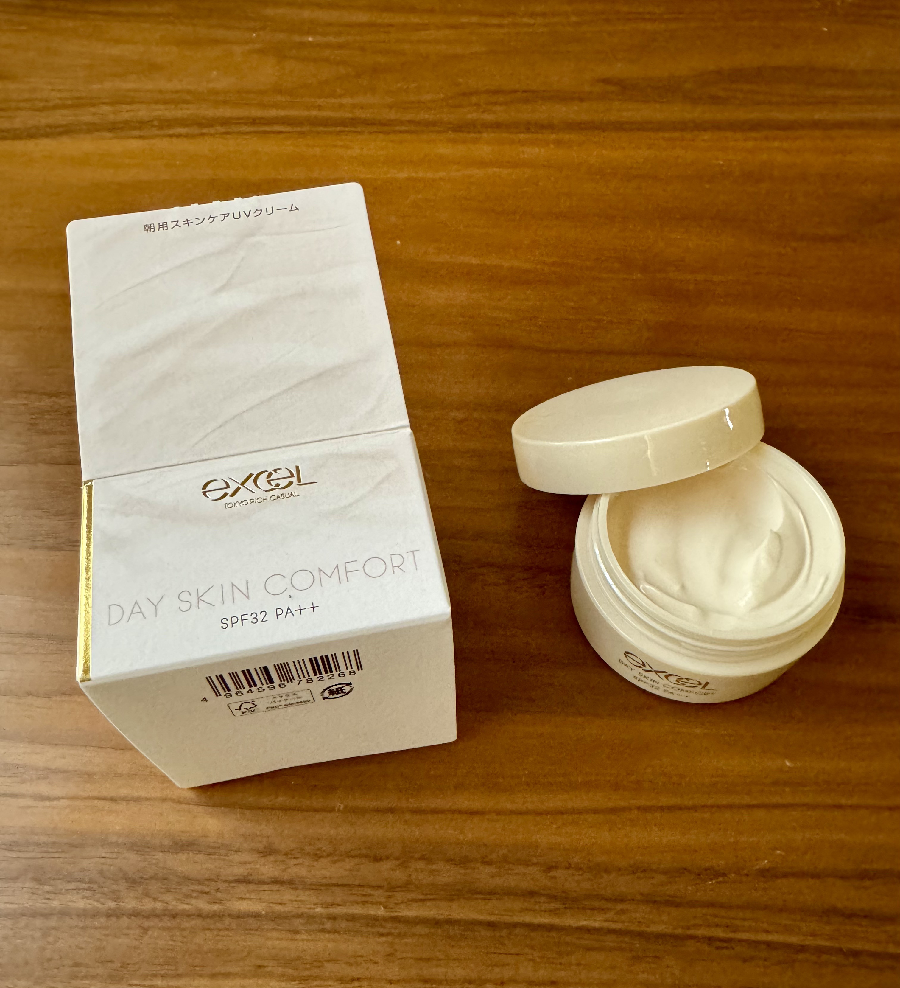 デイスキンコンフォート/excel/フェイスクリームを使ったクチコミ（1枚目）