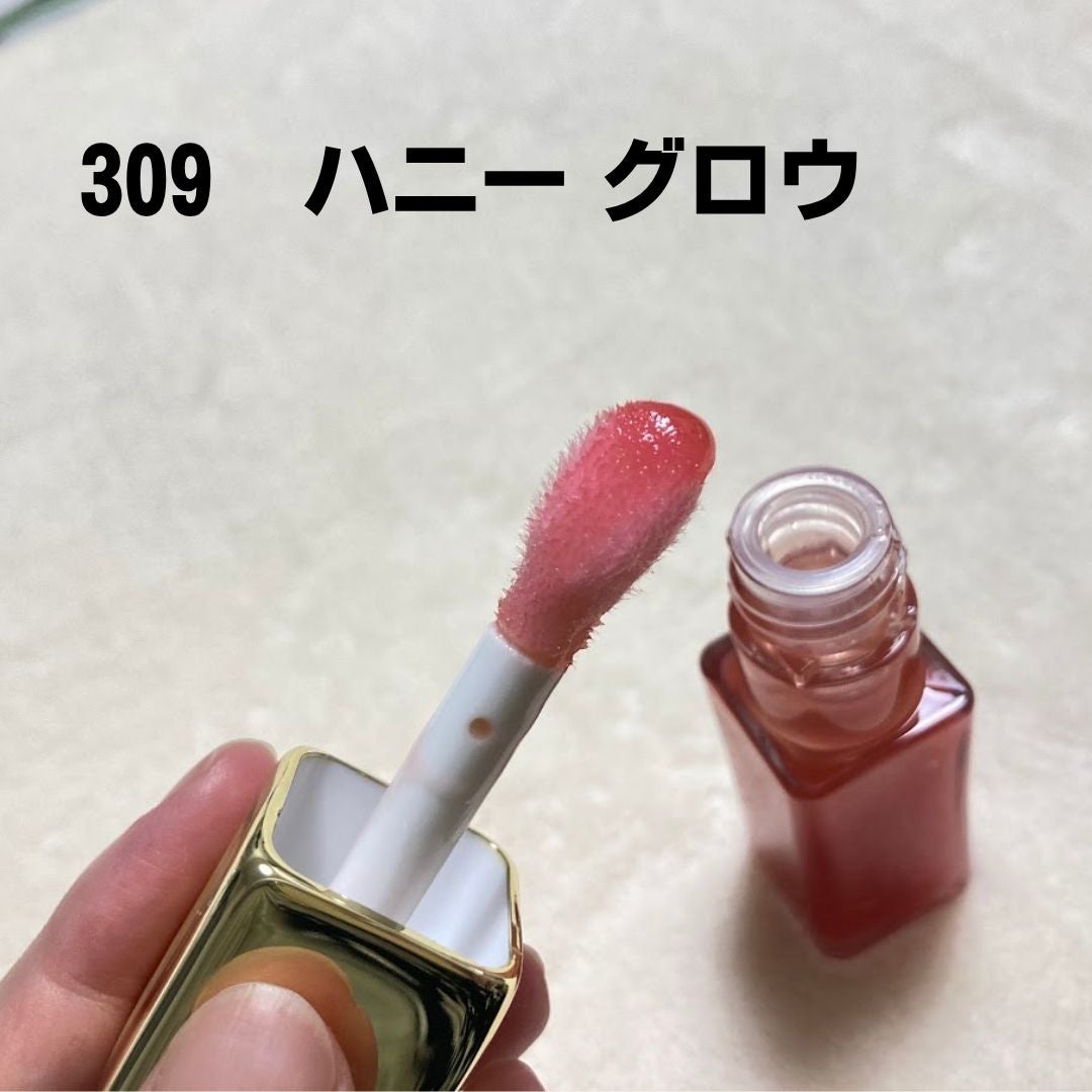 キスキス ビー グロウ オイル/GUERLAIN/リップグロスを使ったクチコミ(2枚目)