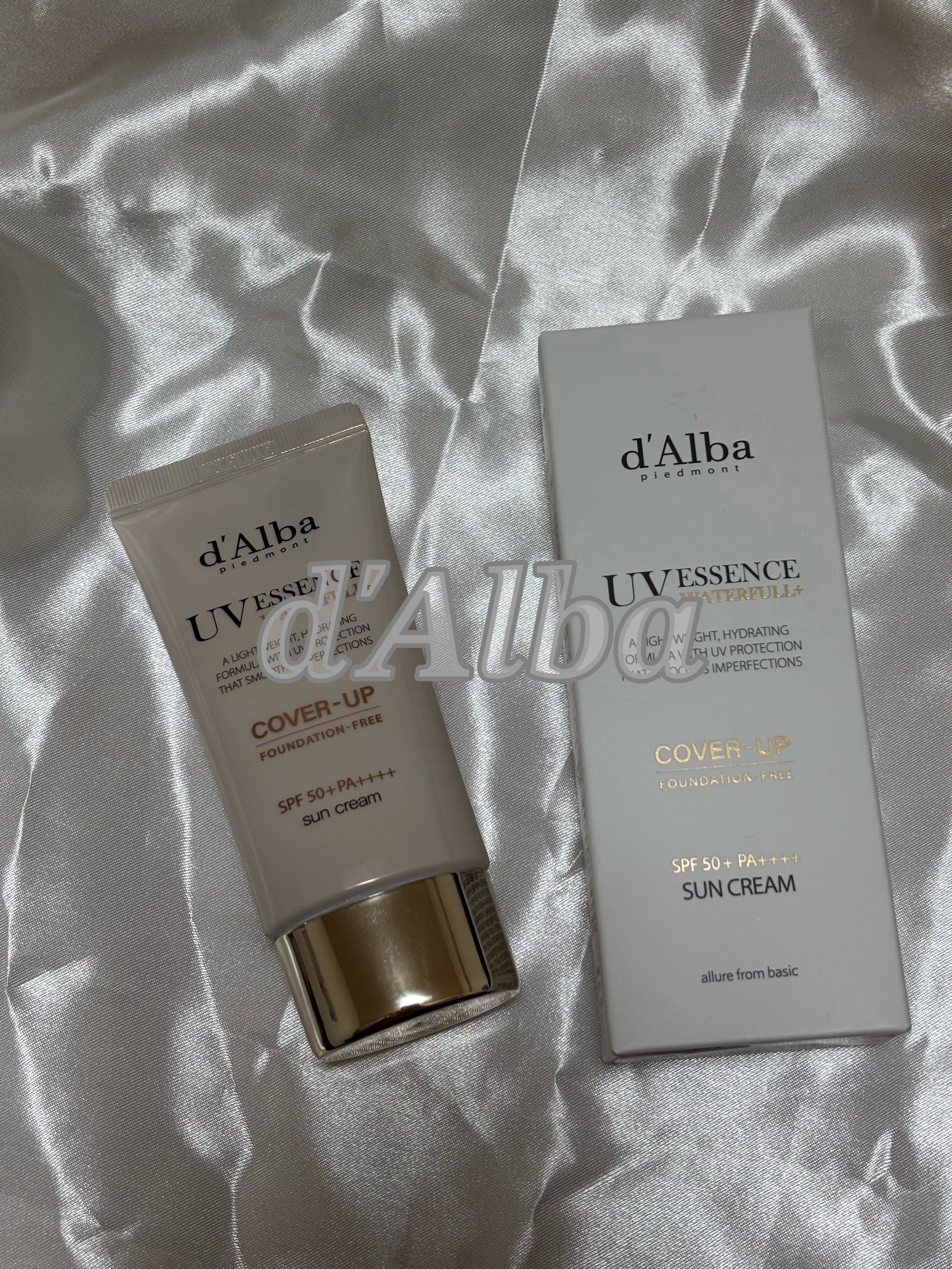 ウォータフルトーンアップサンクリーム（カバーベージュ）/ダルバ/日焼け止め・UVケアを使ったクチコミ（1枚目）