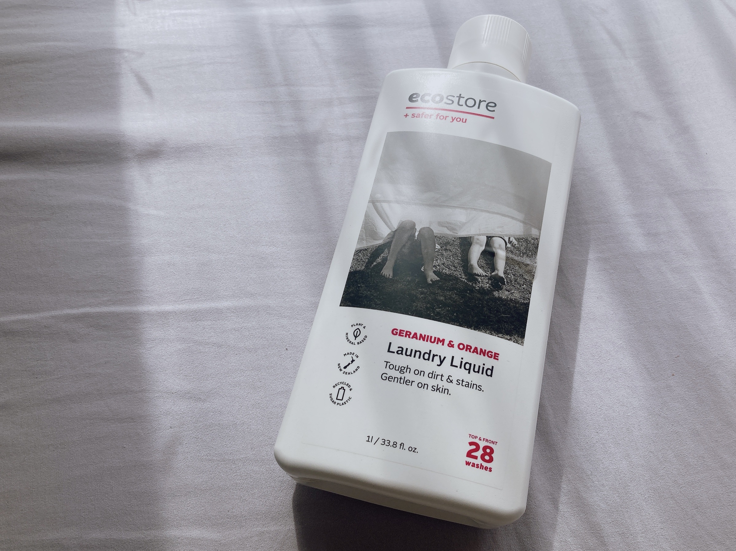 ランドリーリキッド ＜ゼラニウム＆オレンジ＞/ecostore/洗濯洗剤を使ったクチコミ（1枚目）