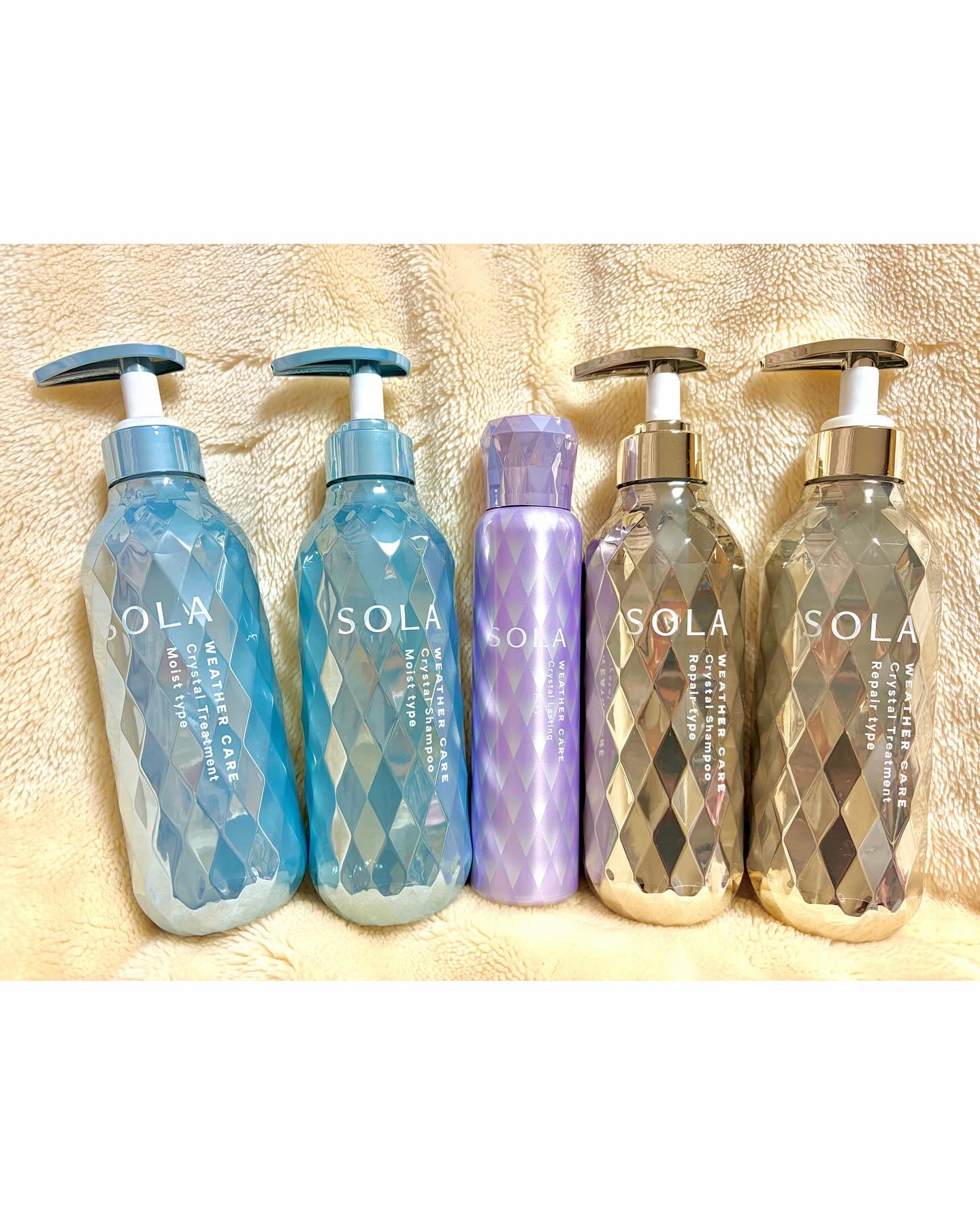 ソラ ウェザーケア クリスタル シャンプー/ヘアトリートメント モイストタイプ/SOLA WEATHER CARE/市販シャンプーを使ったクチコミ（1枚目）