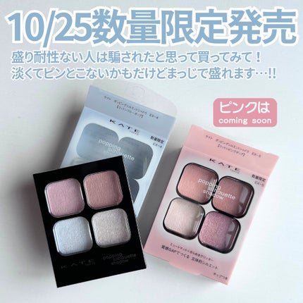 ケイト ポッピングシルエットシャドウ/KATE/アイシャドウパレットを使ったクチコミ(6枚目)