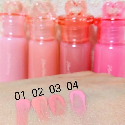 ハートウェアリングリキッドチーク/2aN/リキッドチークを使ったクチコミ(8枚目)