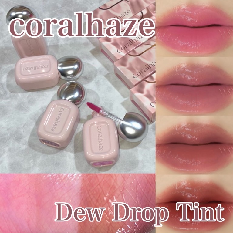 デュー ドロップ ティント/Coralhaze/リップティントを使ったクチコミ（1枚目）