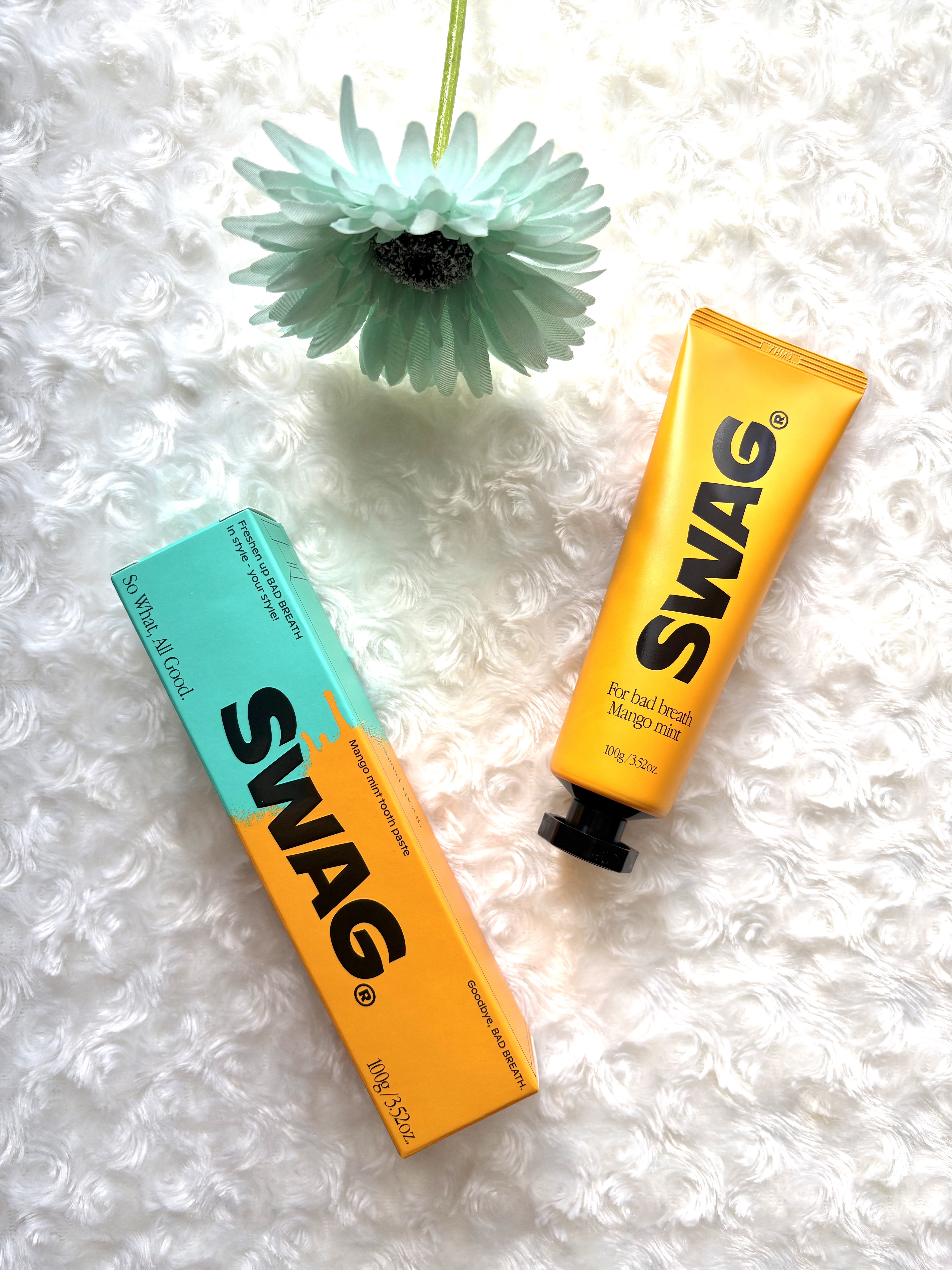 SWAG スワッグ トゥース ペースト フォー バッド ブレス マンゴー ミントのクチコミ「SWAG
トゥースペーストフォーバッド ブレスマンゴーミント

⁡✄-------------.....」（1枚目）