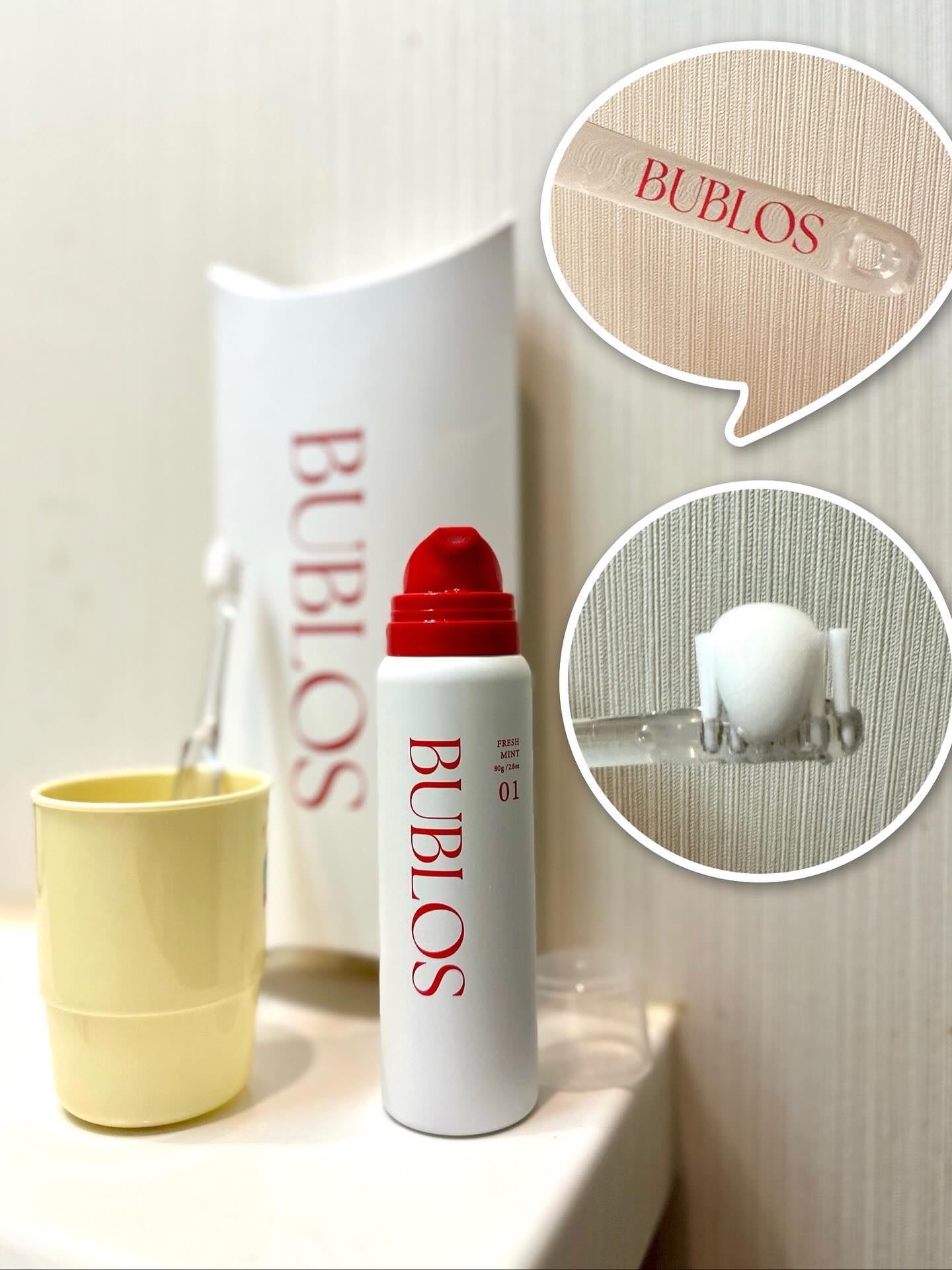 バブロス　炭酸泡ハミガキ/BUBLOS/歯磨き粉を使ったクチコミ（1枚目）