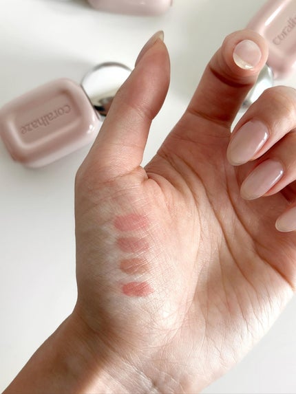 ナチュラル美人になりたい女 on LIPS 「【魅惑の水膜リップ】・coralhazeデュードロップティント..」(6枚目)