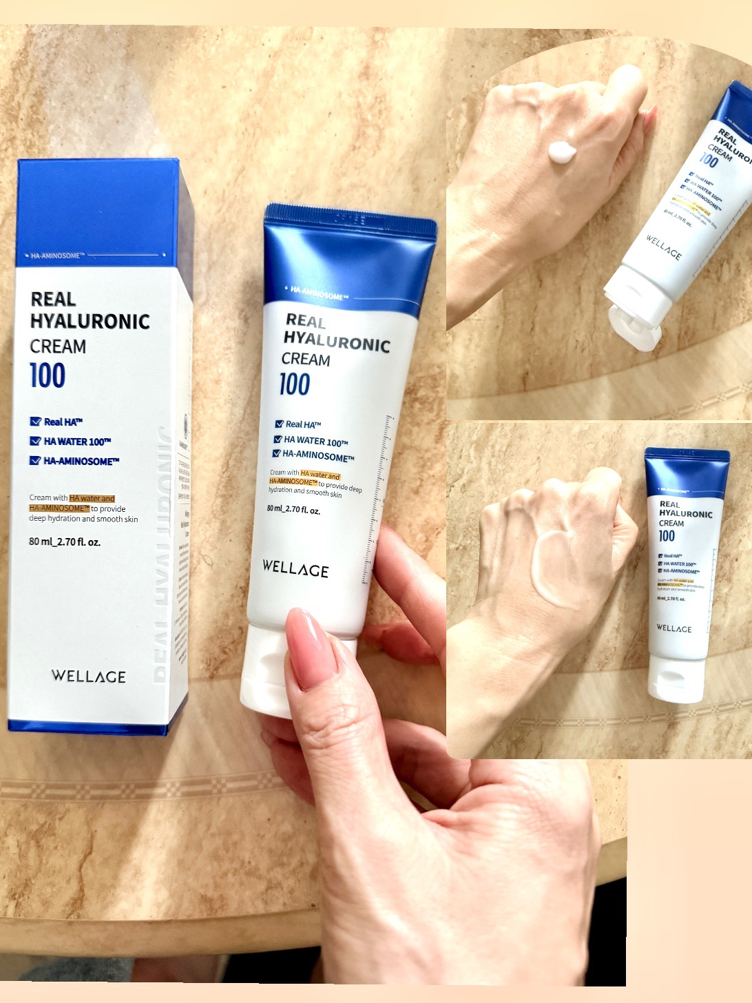 リアルヒアルロニッククリーム/Wellage/フェイスクリームを使ったクチコミ（1枚目）