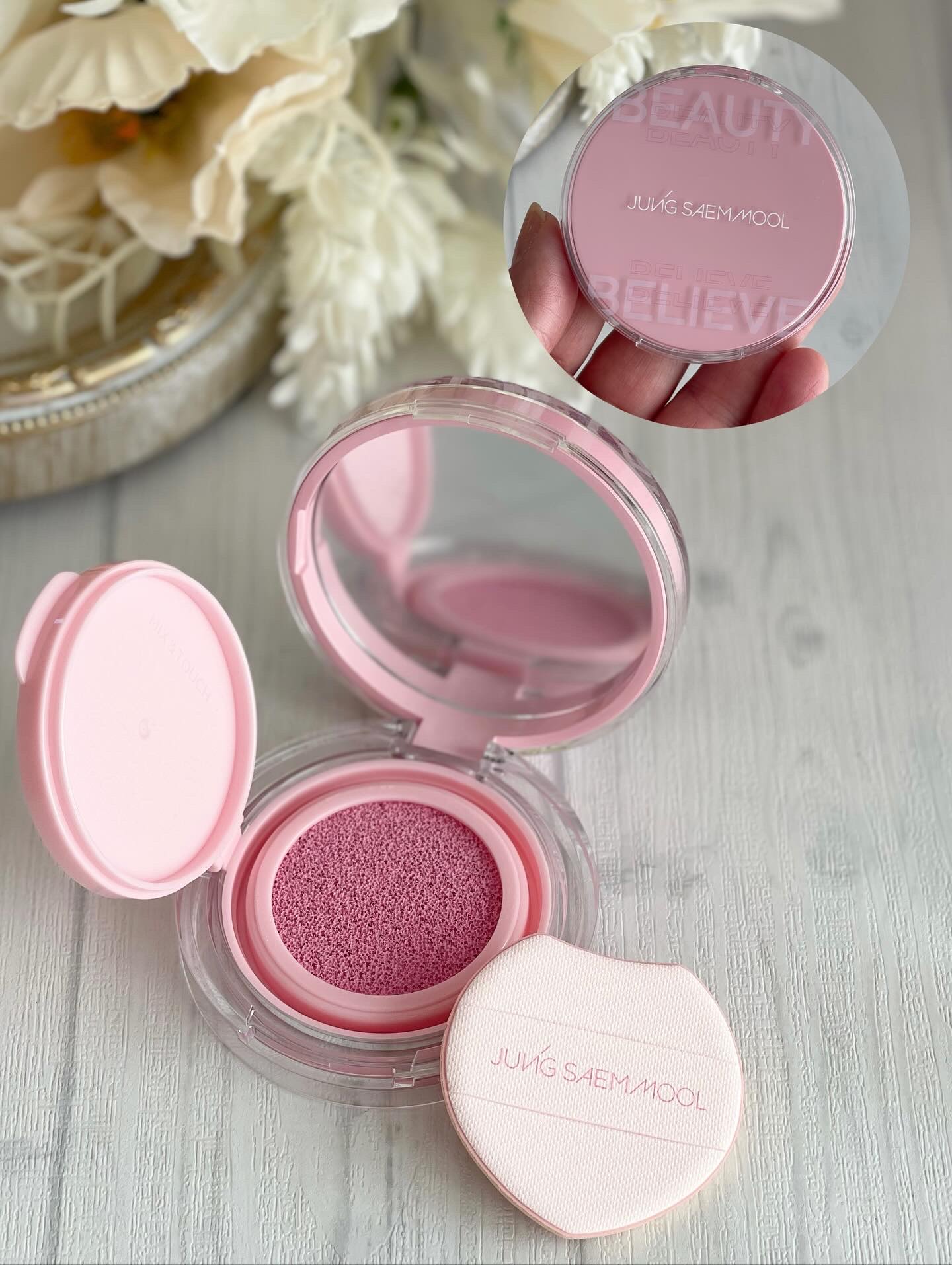 アーティストクッションブラッシュ/JUNG SAEM MOOL/リキッドチークを使ったクチコミ（2枚目）