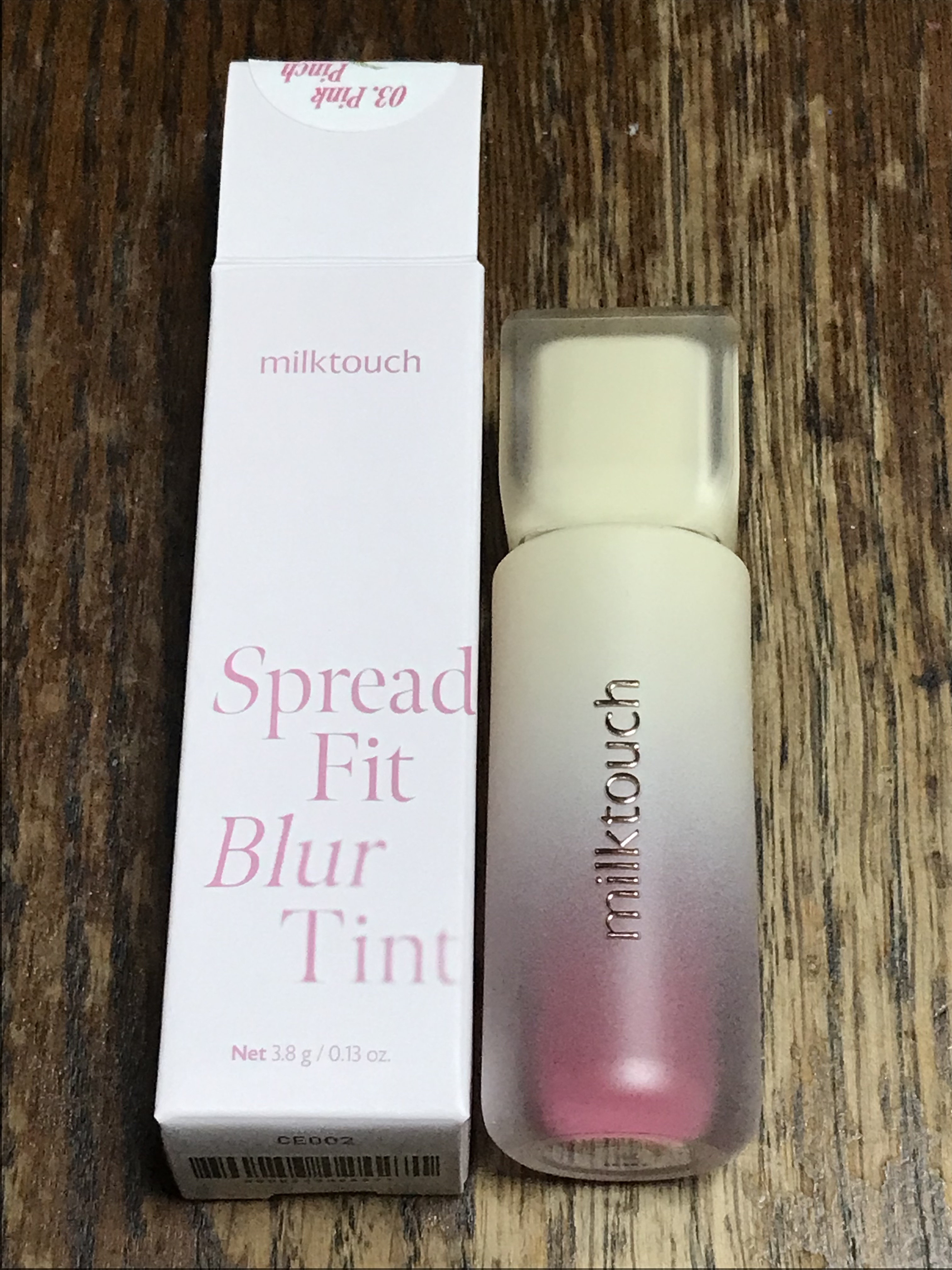 スプレッドフィットブラーティント 03 ピンクピンチ/Milk Touch/リップティントを使ったクチコミ（1枚目）