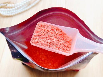 汗かきエステ気分 ナイトスキンケア ネクタリン&フィグの香り/マックス/無機塩系入浴剤を使ったクチコミ(5枚目)