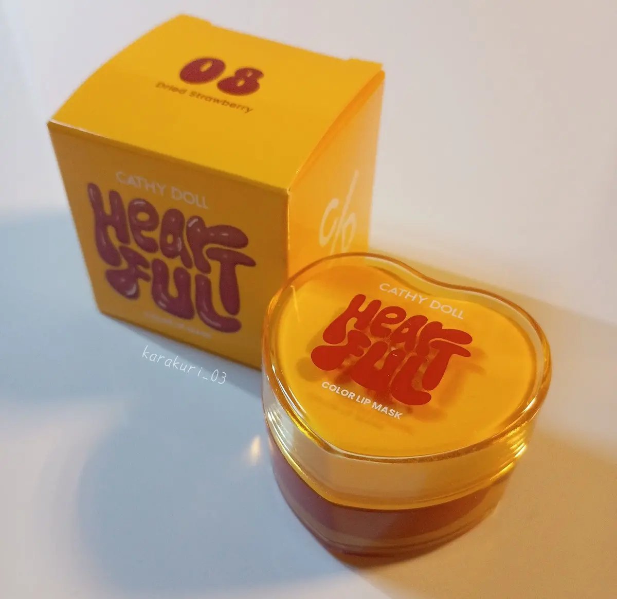 Cathy Doll ハートフル カラーリップマスク/CathyDoll/リップマスクを使ったクチコミ（1枚目）