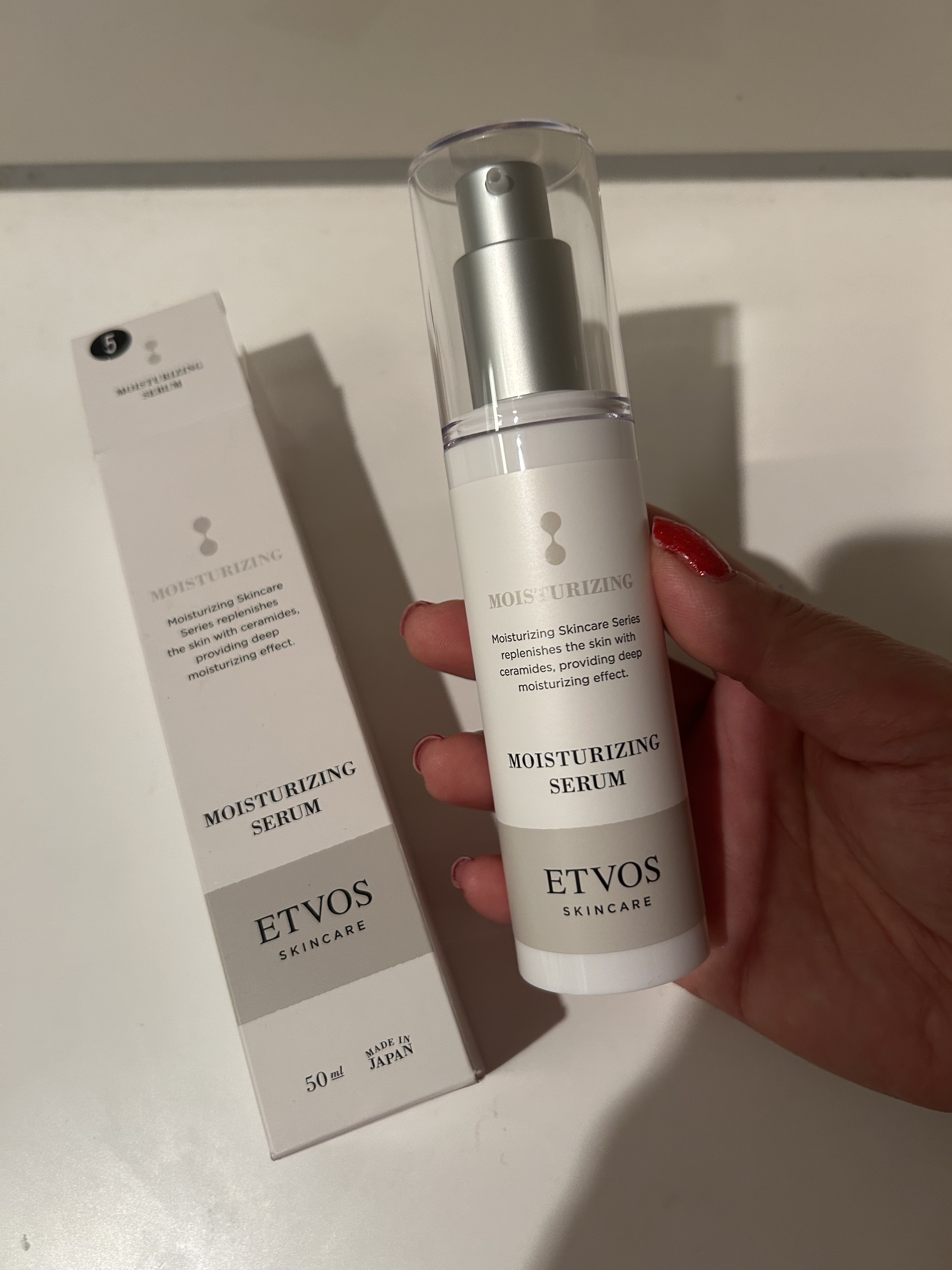 モイスチャライジングセラム/エトヴォス/美容液を使ったクチコミ（1枚目）