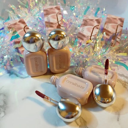 デュー ドロップ ティント/Coralhaze/リップティントを使ったクチコミ(2枚目)