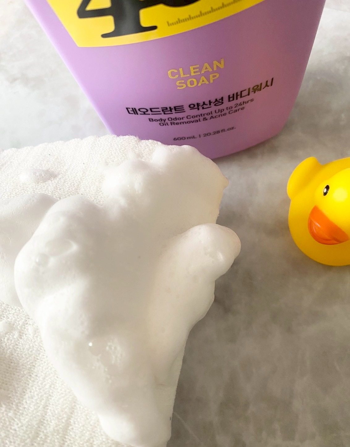 ボディウォッシュ　クリーンソープ/46cm/ボディソープを使ったクチコミ（3枚目）