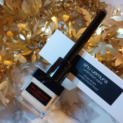 アンリミテッド ケア ツヤ ドロップ/shu uemura/リキッドハイライトを使ったクチコミ(1枚目)