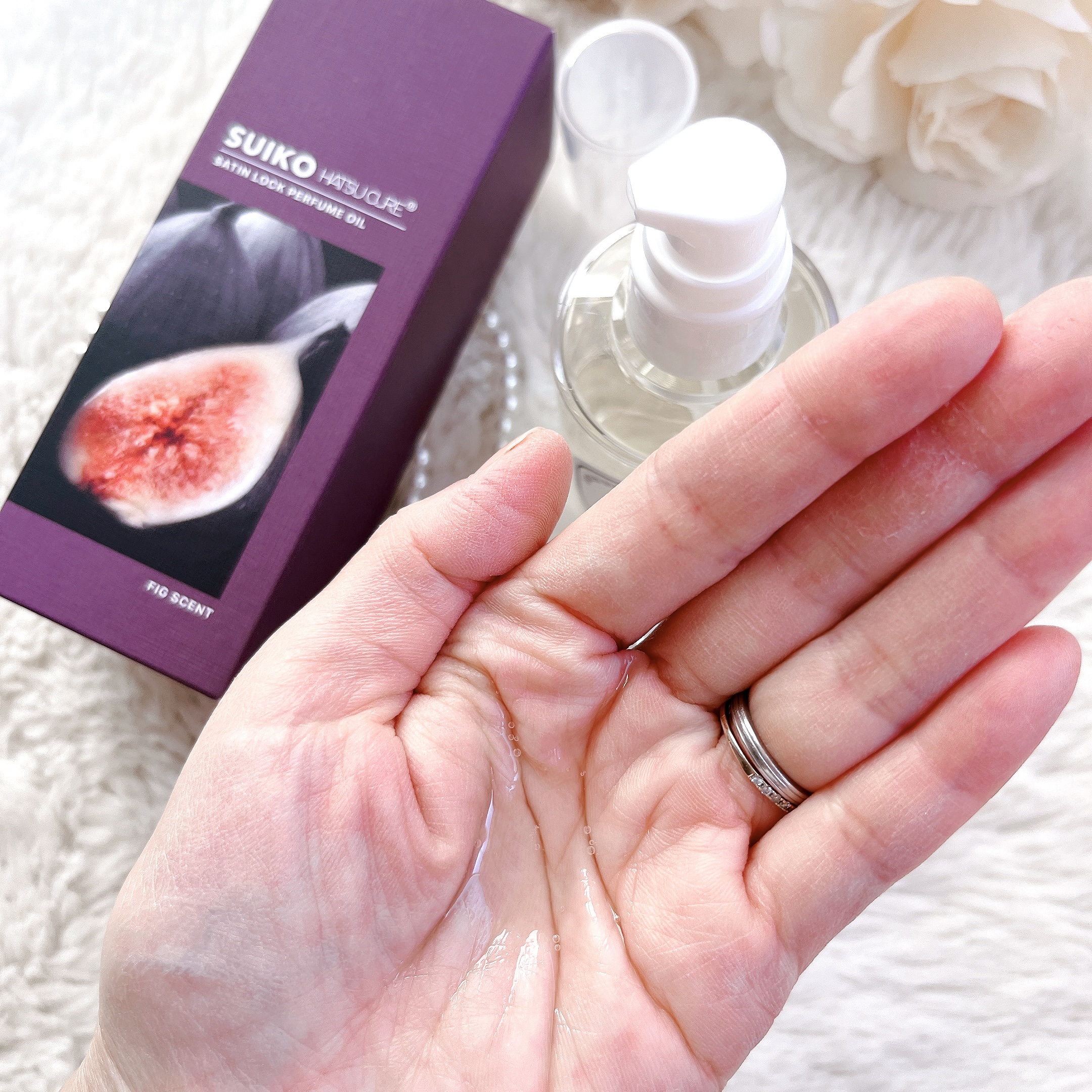 SUIKO パフュームオイル〈ヘアオイル〉/SUIKO HATSUCURE/ヘアオイルを使ったクチコミ（2枚目）