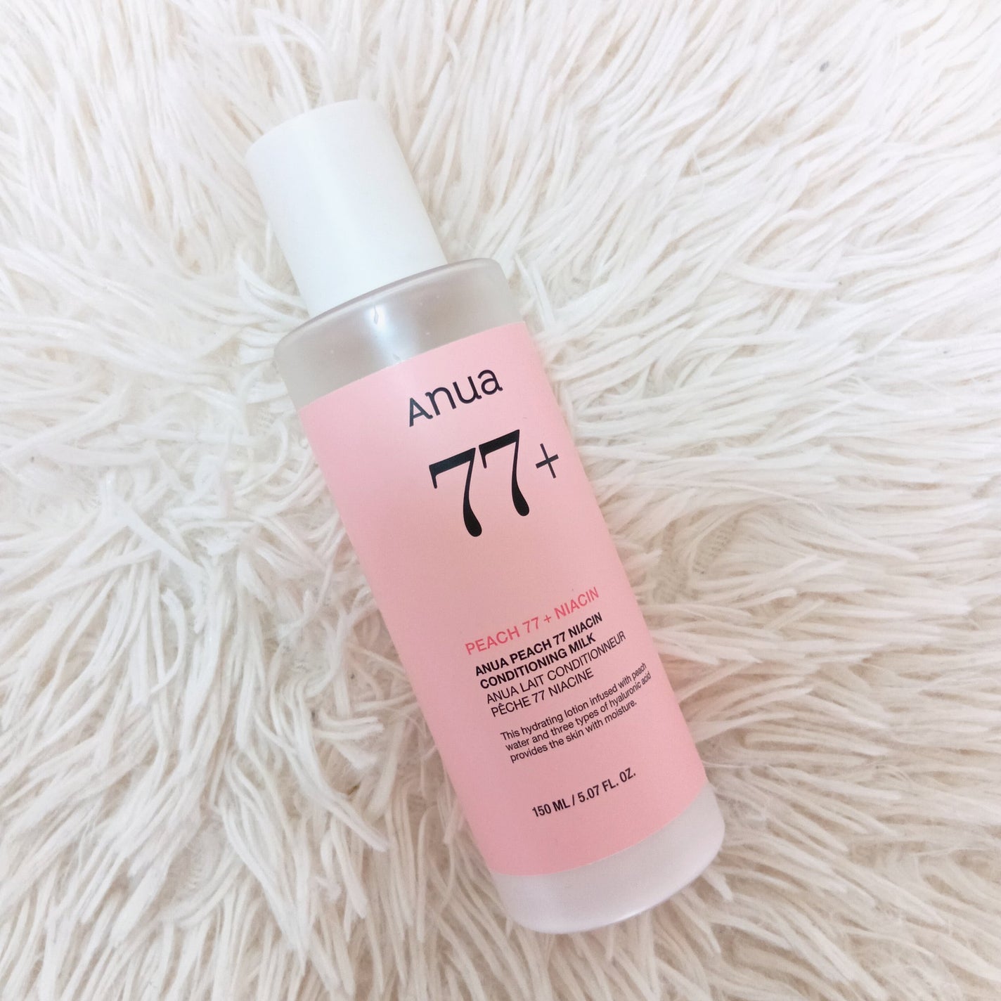 桃77%ナイアシンコンディショニングミルク/Anua/乳液を使ったクチコミ(1枚目)