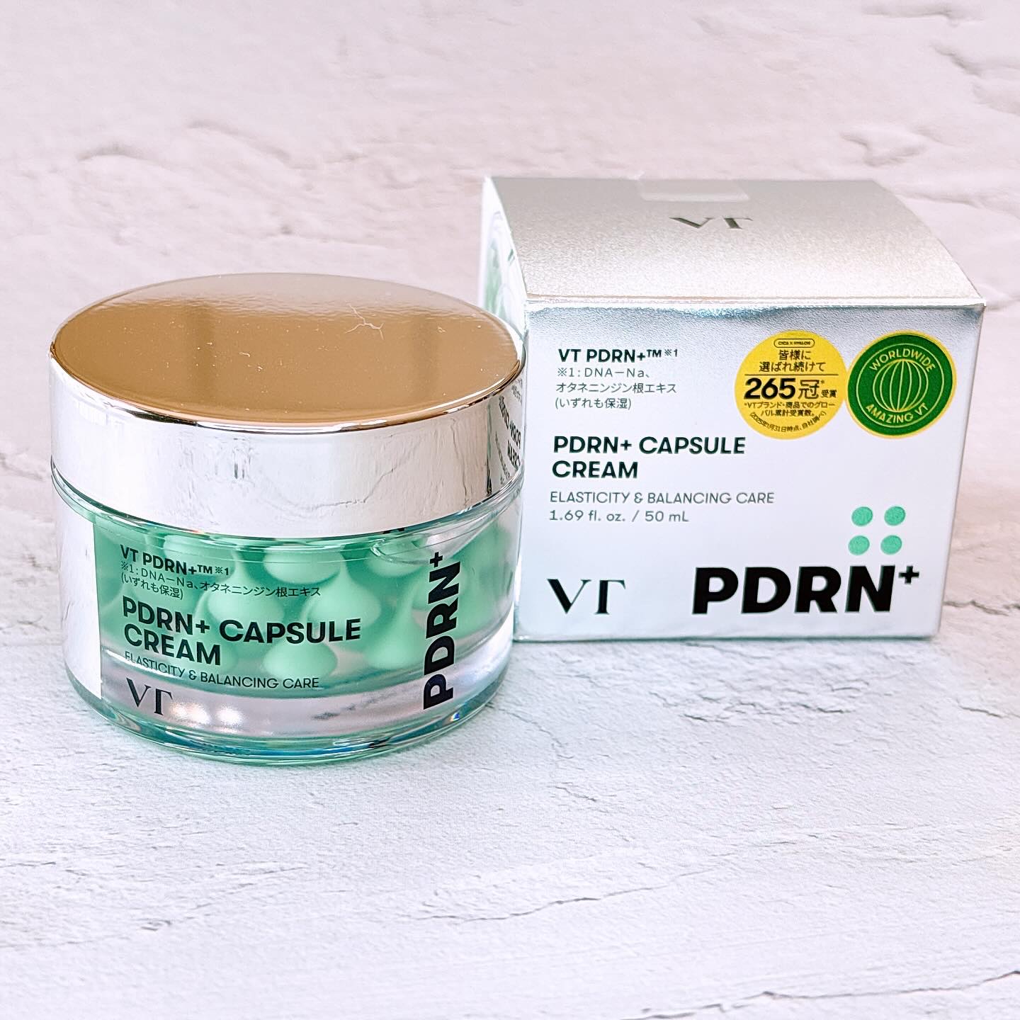 PDRN カプセルクリーム 100/VT/フェイスクリームを使ったクチコミ（1枚目）