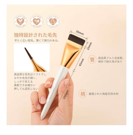 ゆんゆん on LIPS 「#ファンデブラシ#薄づき#薄づきファンデ#メイクブラシ#韓国メ..」(3枚目)