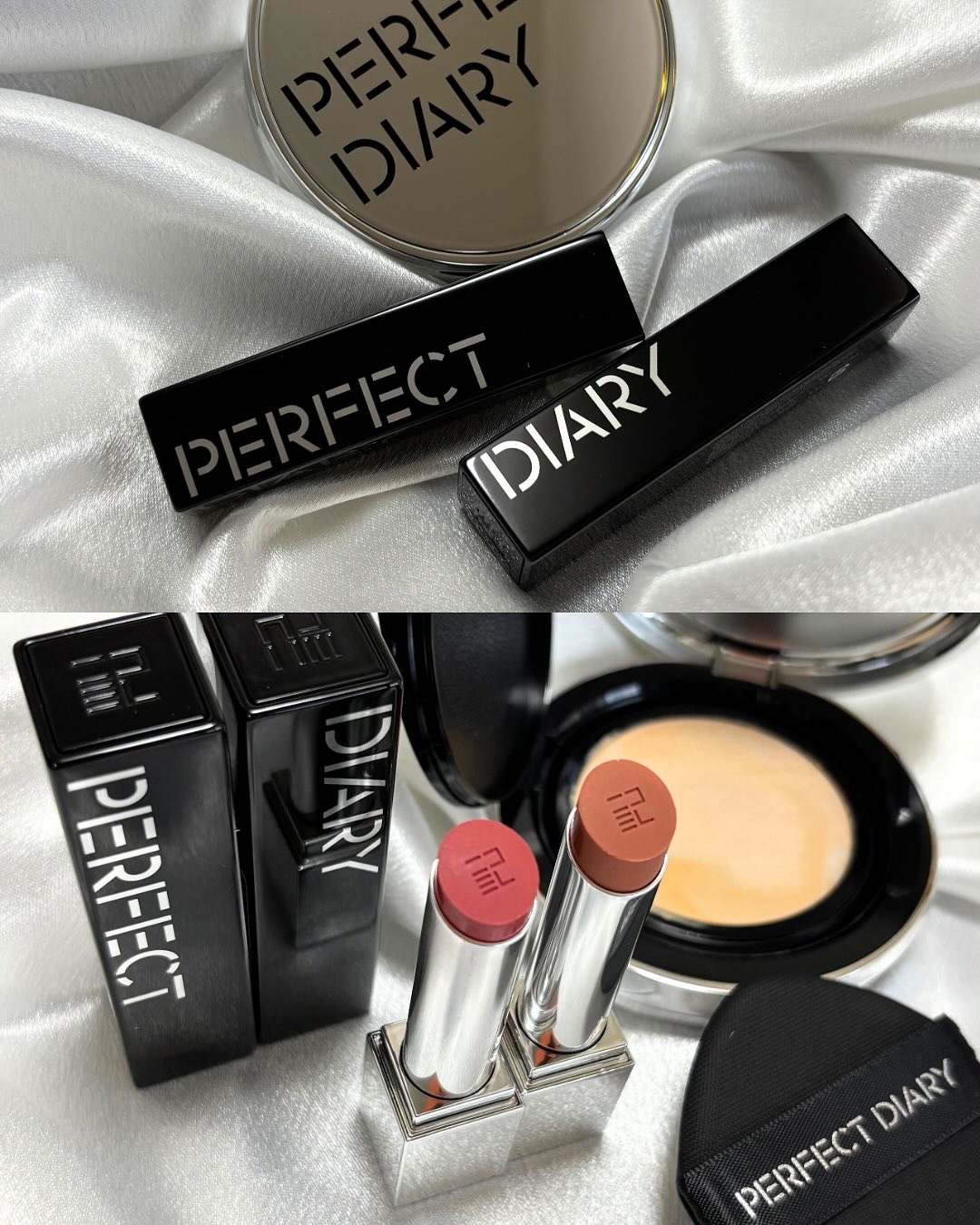 エッセンスコンシーリング UV クッションファンデーション/PERFECT DIARY/クッションファンデーションを使ったクチコミ（2枚目）