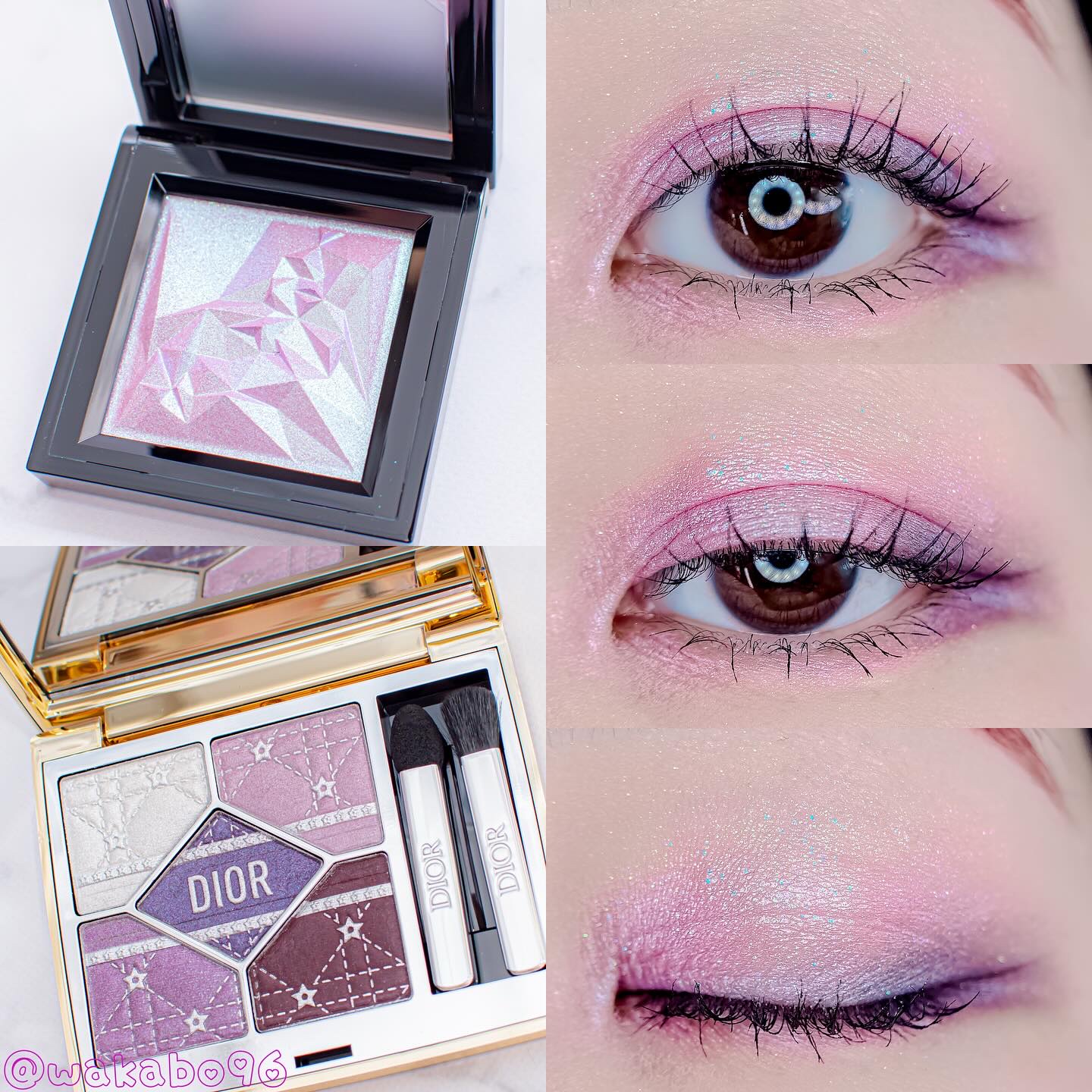 #今日のメイク 

ホリデー合わせ🎄
クポ！パープルとプラムパレードでメイクしました✨💜
キラキラで可愛い♡

♡shu uemura
　クラッシュド ジェム
　クポ！ パープル

♡Dior
　ディオールショウ サンク クルール
　9