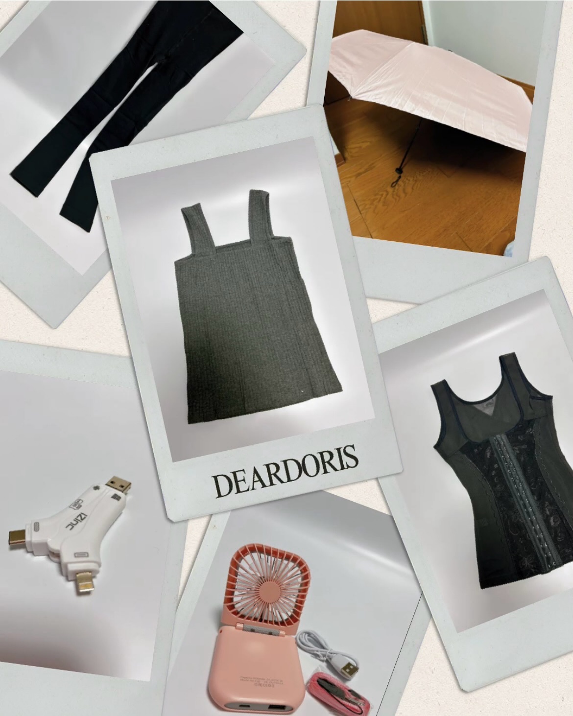 コンパクト晴雨傘/deardoris/日傘を使ったクチコミ（1枚目）