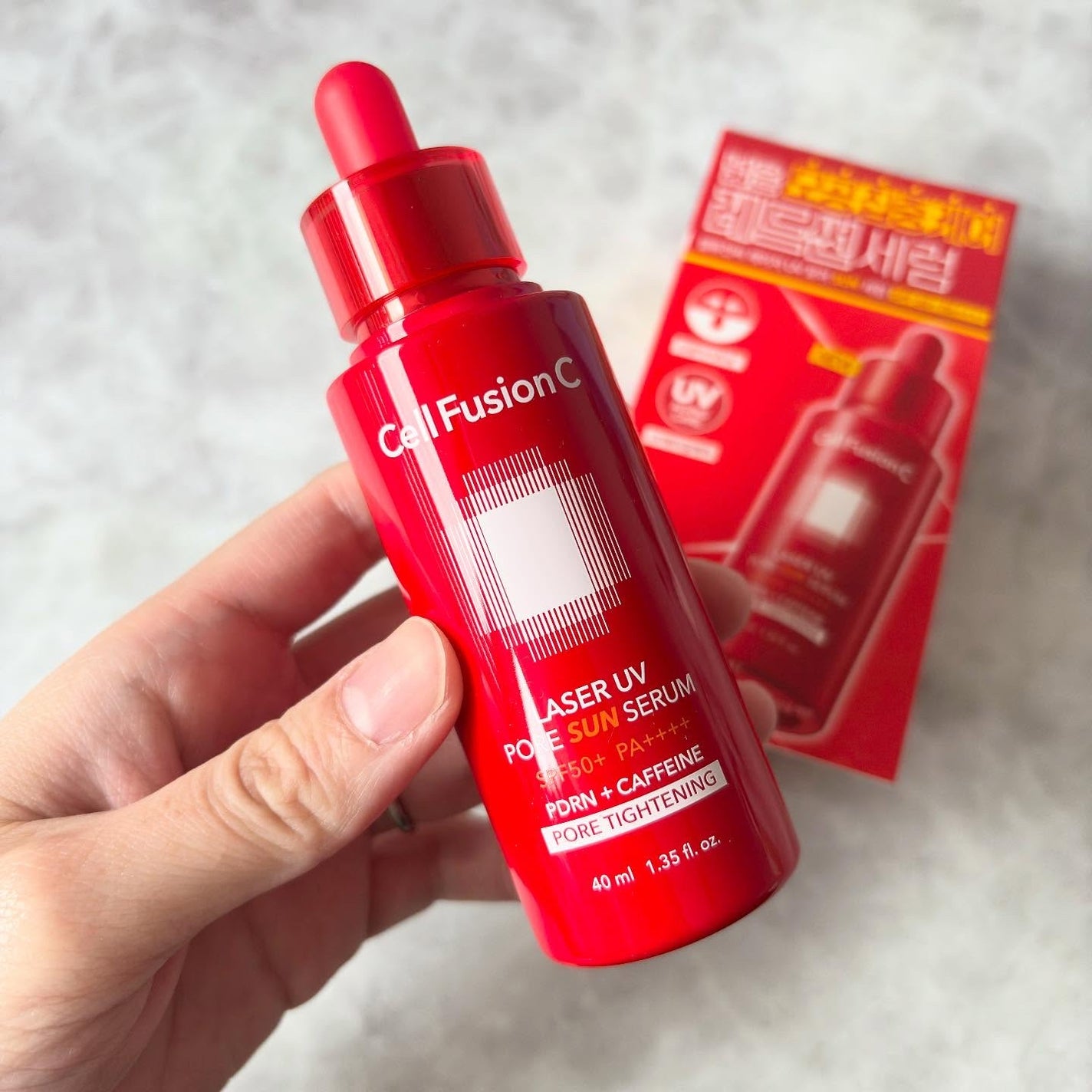 Cell Fusion C レーザーUVポアサンセラム/Cell Fusion C(セルフュージョンシー)/日焼け止めローションを使ったクチコミ(2枚目)