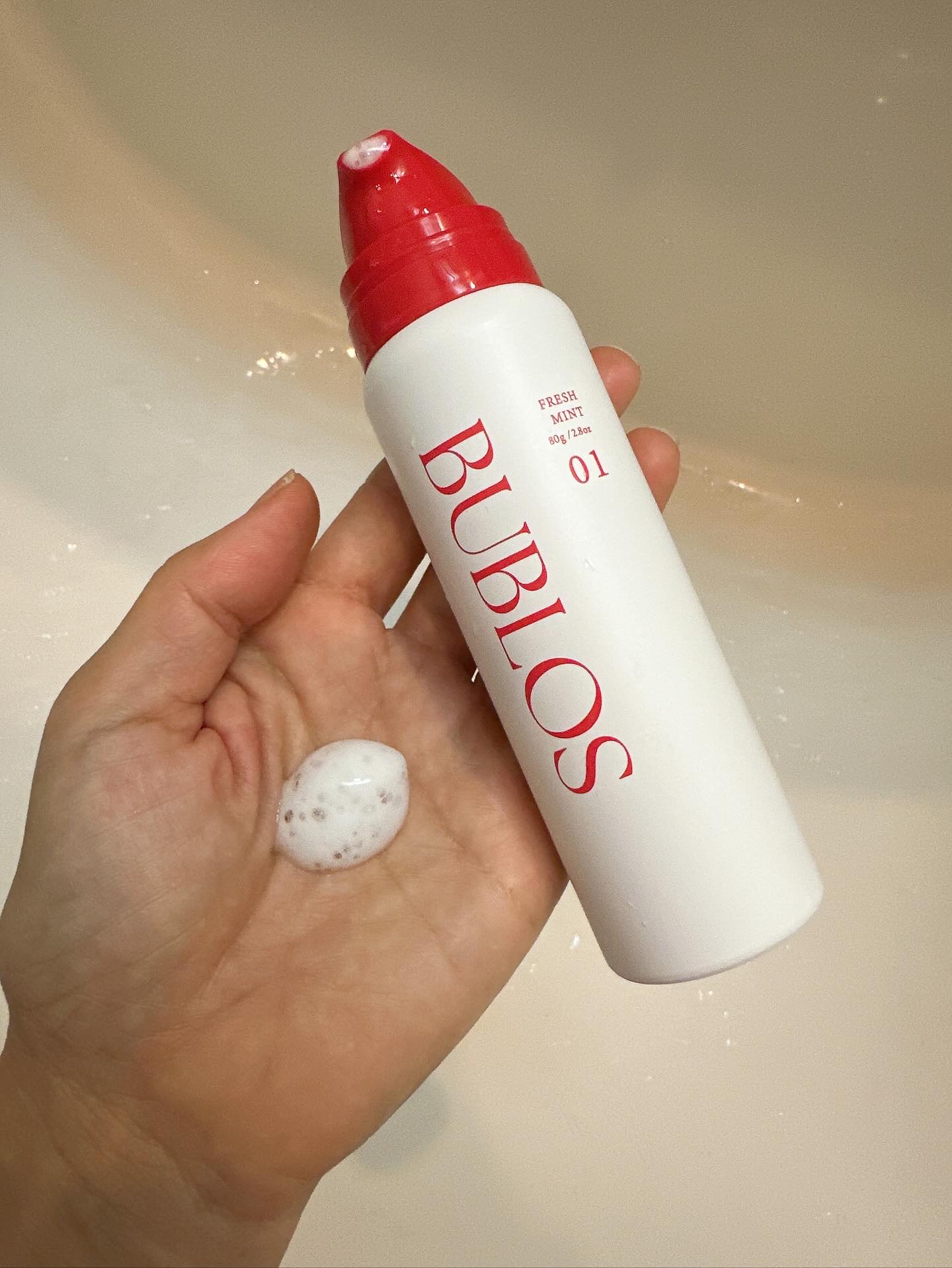 バブロス　炭酸泡ハミガキ/BUBLOS/歯磨き粉を使ったクチコミ（2枚目）