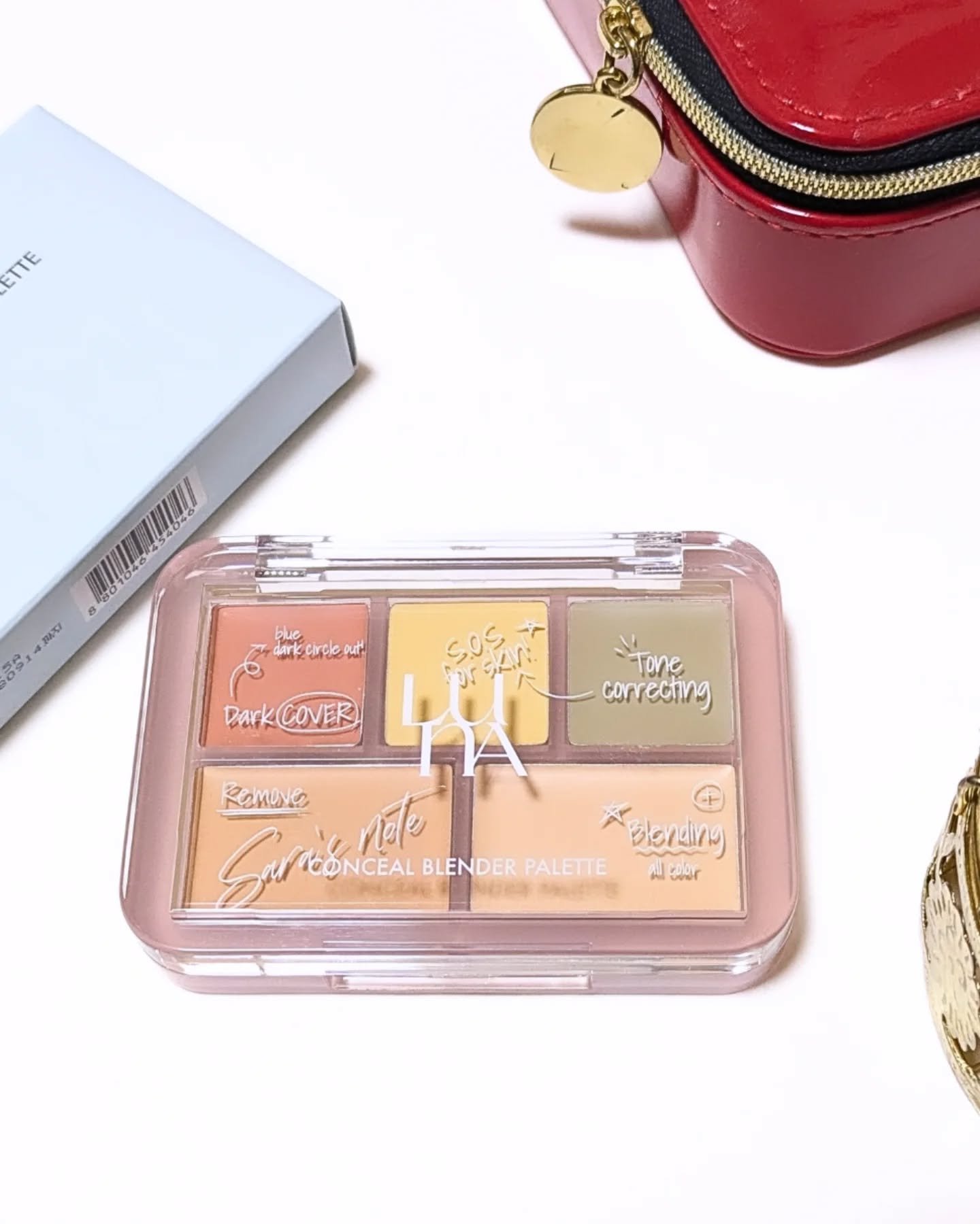 コンシールブレンダーパレット/LUNA/パレットコンシーラーを使ったクチコミ（1枚目）