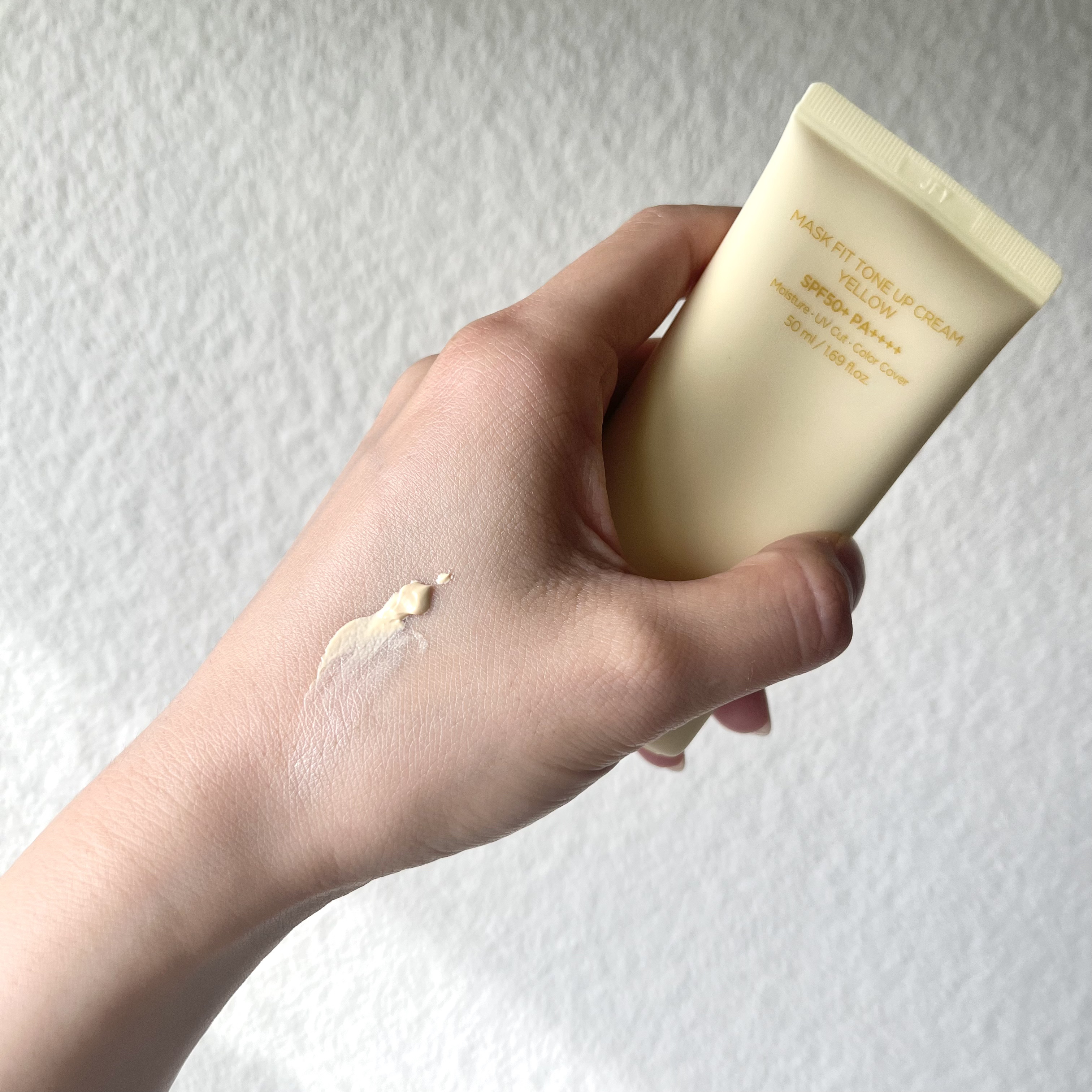 マスクフィットトーンアップクリーム イエロー(YELLOW)/TIRTIR(ティルティル)/化粧下地を使ったクチコミ（2枚目）