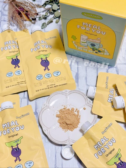 ミール·フォー·ユー/SoyFrom/ソイプロテインを使ったクチコミ(3枚目)