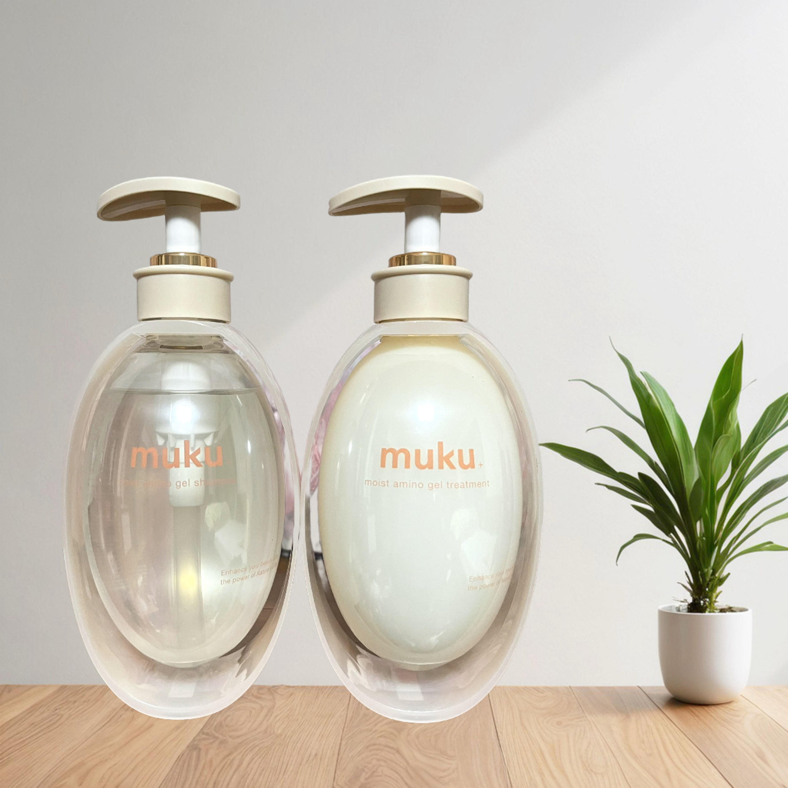 ムク+　モイスト　アミノジェル　シャンプー/ヘアトリートメント/muku+/市販シャンプーを使ったクチコミ（1枚目）