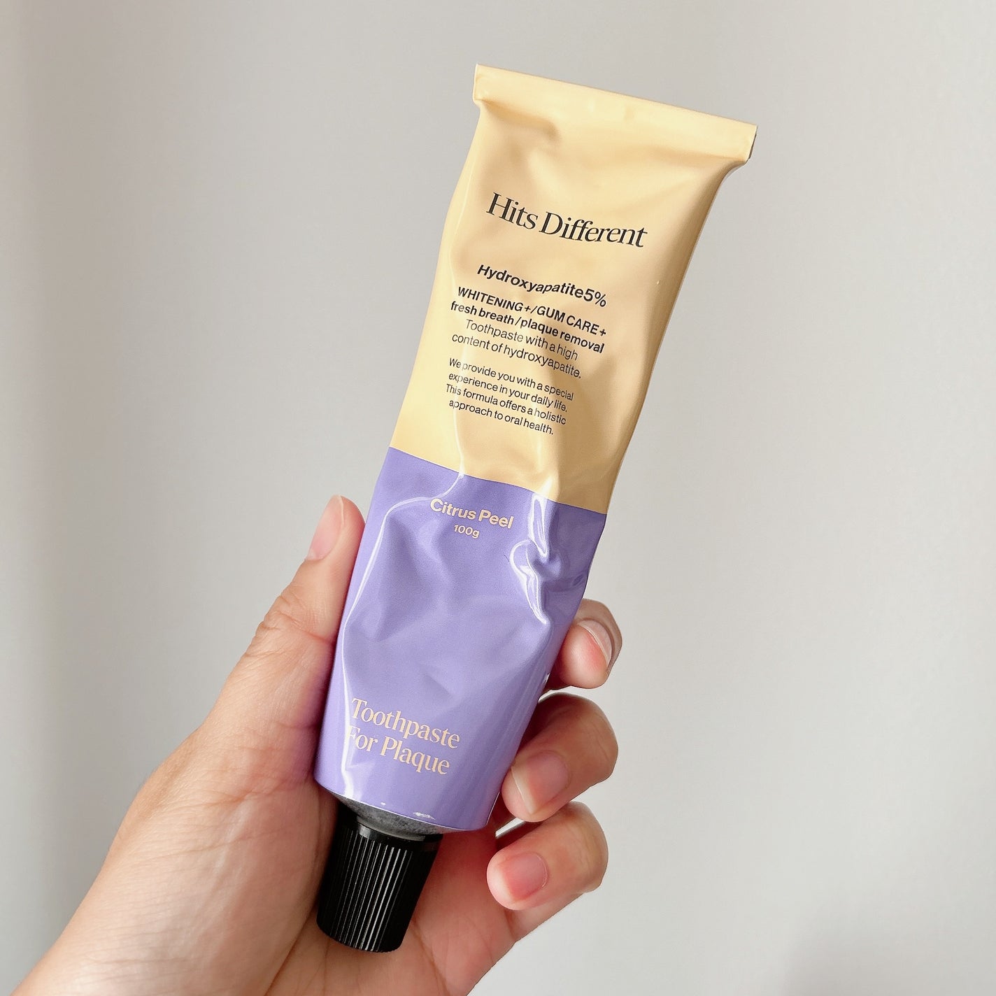 ヒッツディファレント トゥースペースト フォー プラーク/Hits Different/歯磨き粉を使ったクチコミ(2枚目)