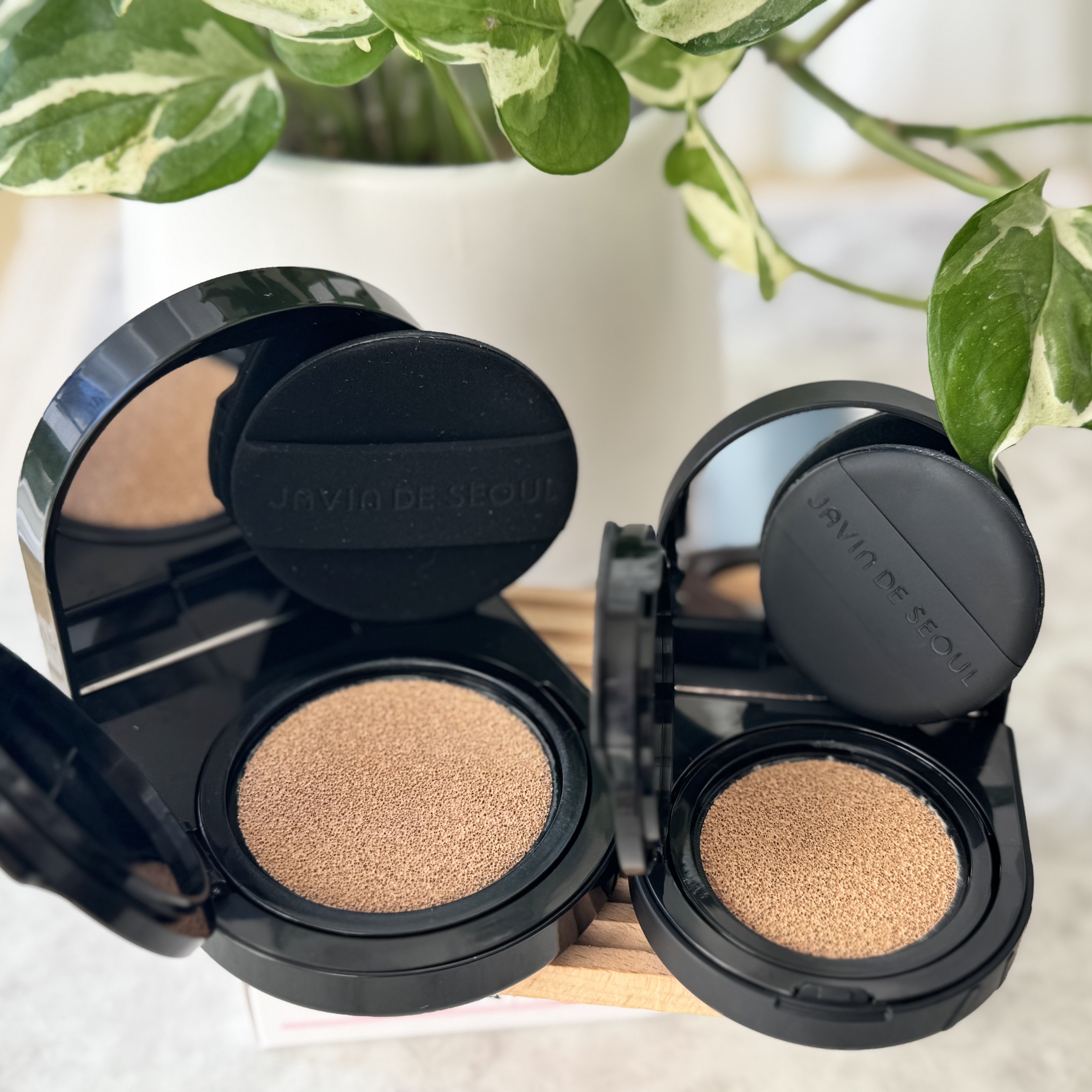 Javin De Seoul Wink Cushion Glowのクチコミ「🖤【JAVIN DE SEOUL】WINK CUSHION【PR】

朝はツヤを生かすGLOW.....」（2枚目）