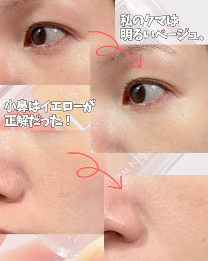 コンシールブレンダーパレット/LUNA/パレットコンシーラーを使ったクチコミ(5枚目)