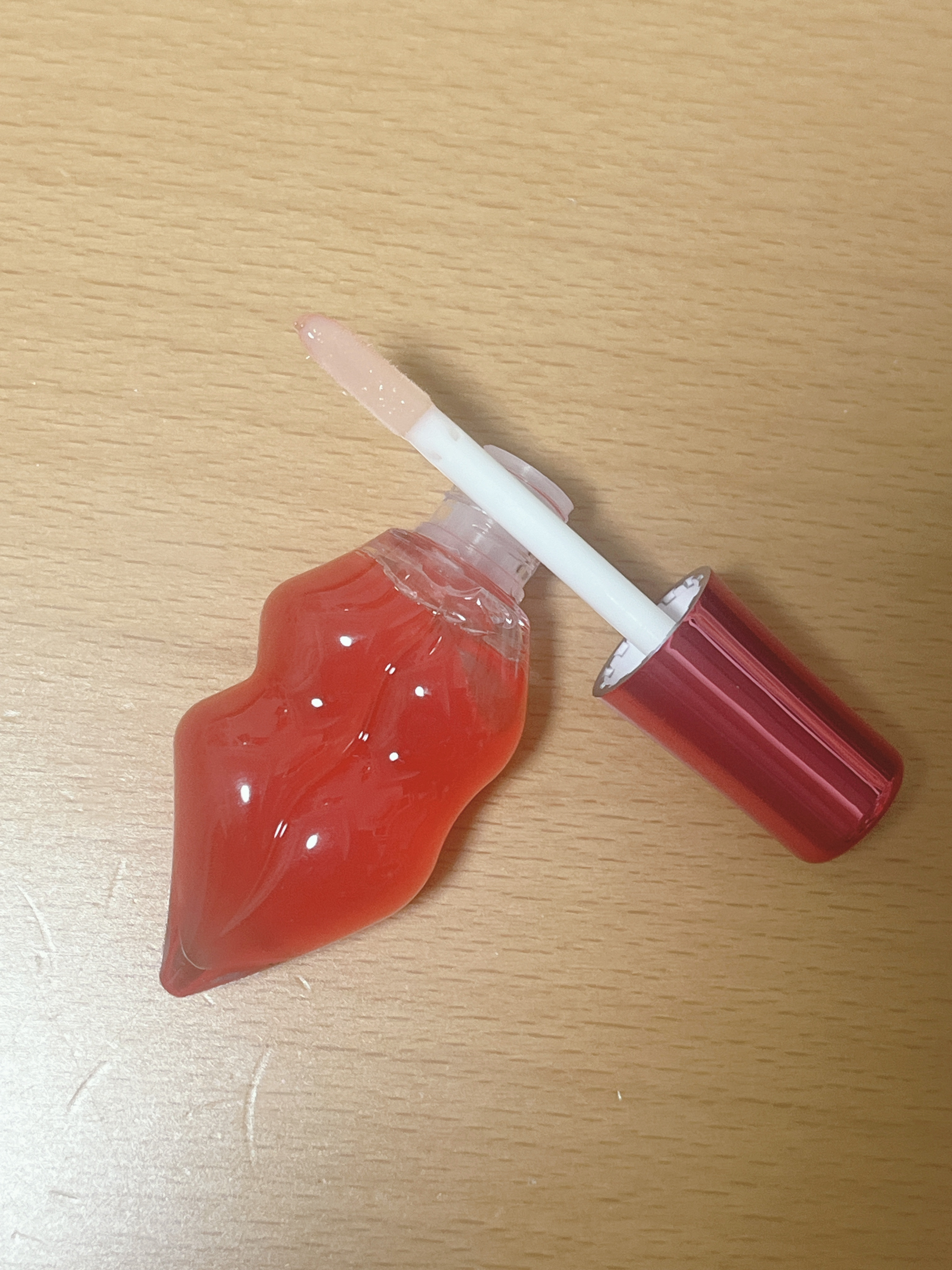 メルティーリップセラム/プランプピンク/リップグロスを使ったクチコミ（2枚目）