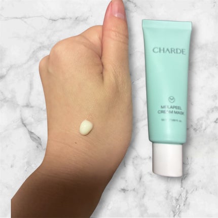 メラピールクリームマスク/CHARDE/ピーリングを使ったクチコミ(3枚目)