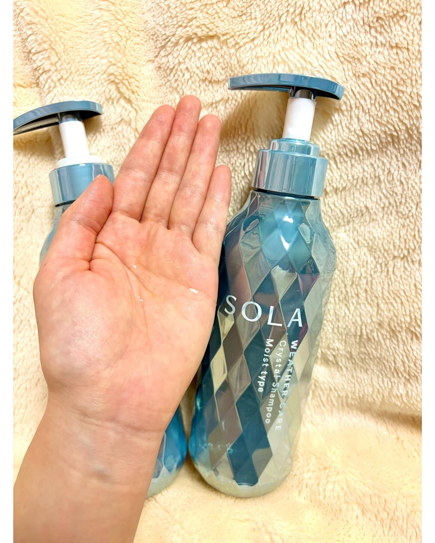 ソラ ウェザーケア クリスタル シャンプー/ヘアトリートメント モイストタイプ/SOLA WEATHER CARE/市販シャンプーを使ったクチコミ(2枚目)