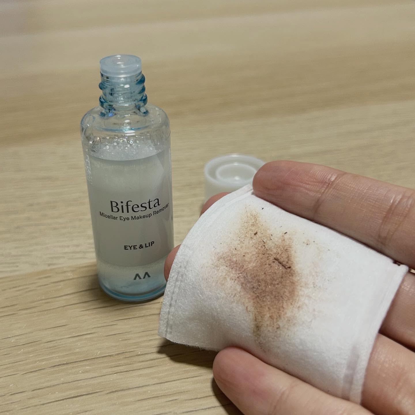 ミセラーアイメイクアップリムーバー/ビフェスタ/ポイントメイクリムーバーを使ったクチコミ（3枚目）