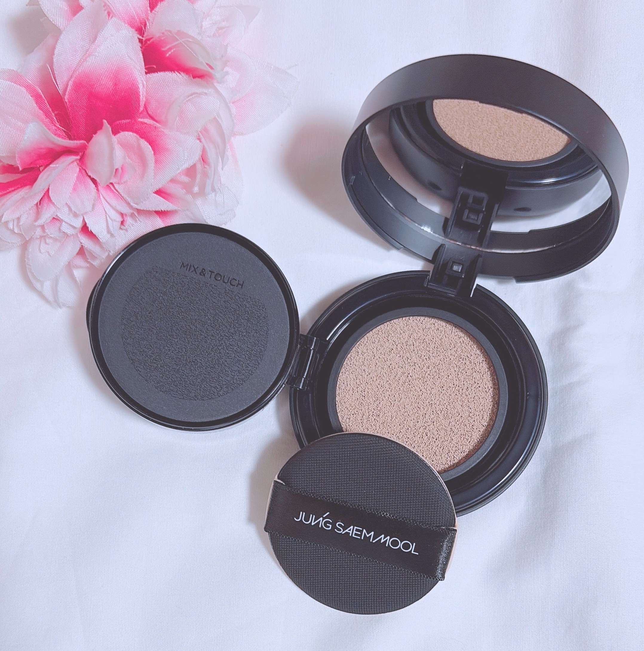 ジョンセンムル スキンヌーダーロングウェアクッション フェアライト/JUNG SAEM MOOL/クッションファンデーションを使ったクチコミ（2枚目）