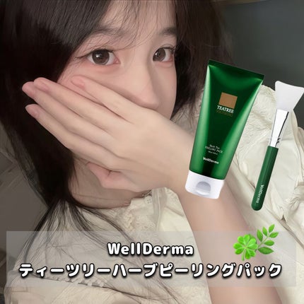 ティーツリーハーブピーリングパック/WellDerma/洗い流すパック・マスクを使ったクチコミ(1枚目)