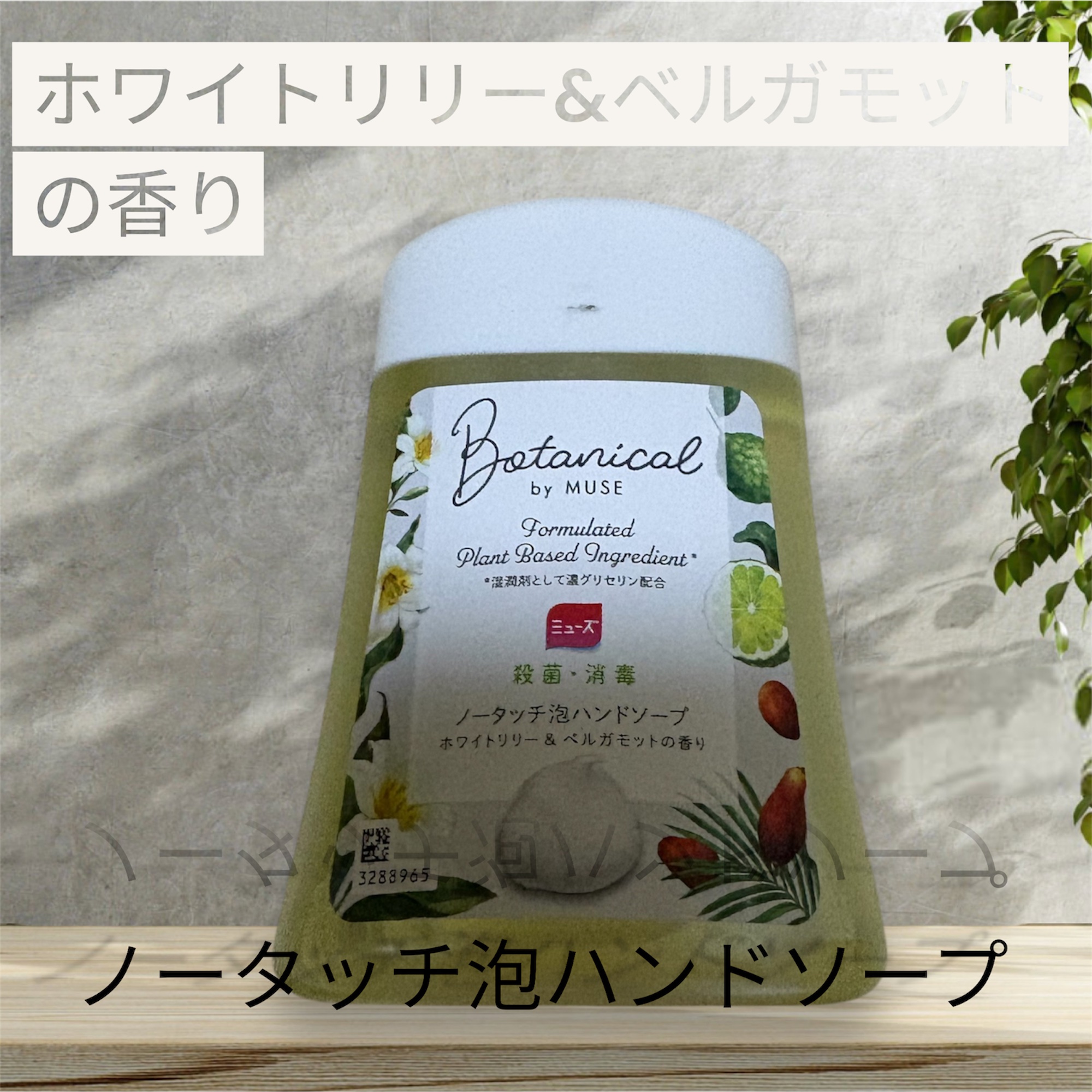 ボタニカル by ミューズ 泡ハンドソープ ホワイトリリー＆ベルガモットの 香り/ミューズ/ハンドソープを使ったクチコミ（1枚目）