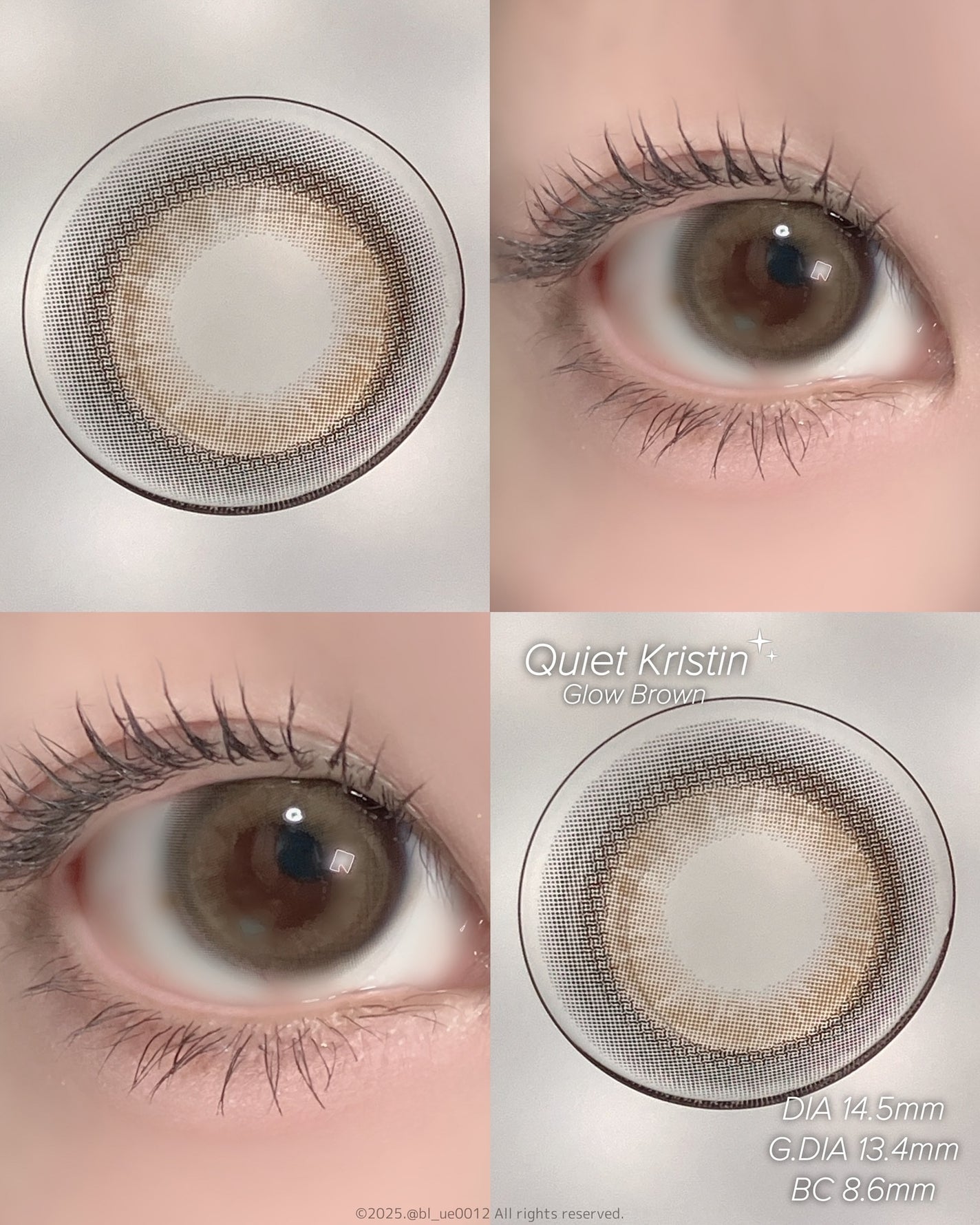 Quiet Kristin/Hapa kristin/ワンデー(1DAY)カラコンを使ったクチコミ(4枚目)