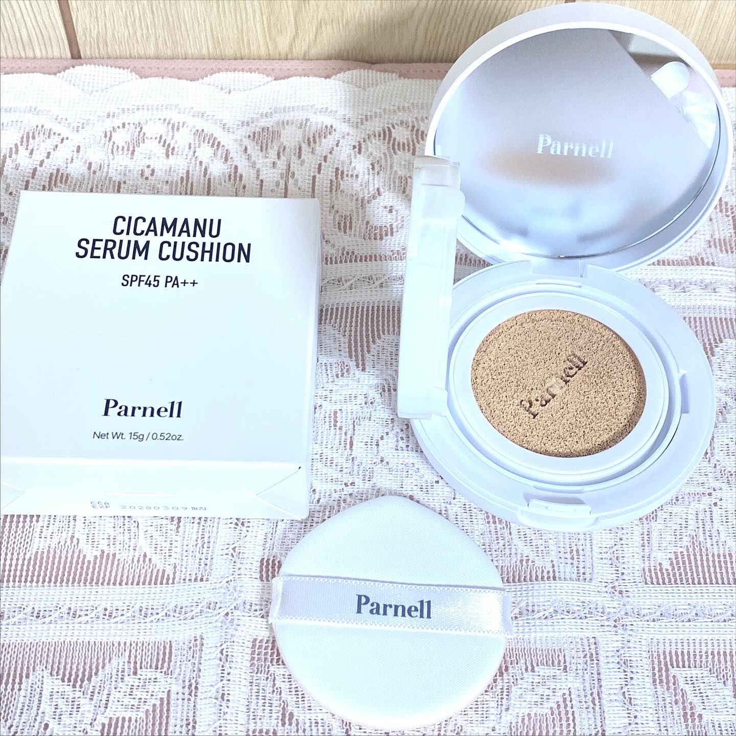 シカマヌ　セラム　クッションファンデ/parnell/クッションファンデーションを使ったクチコミ（1枚目）