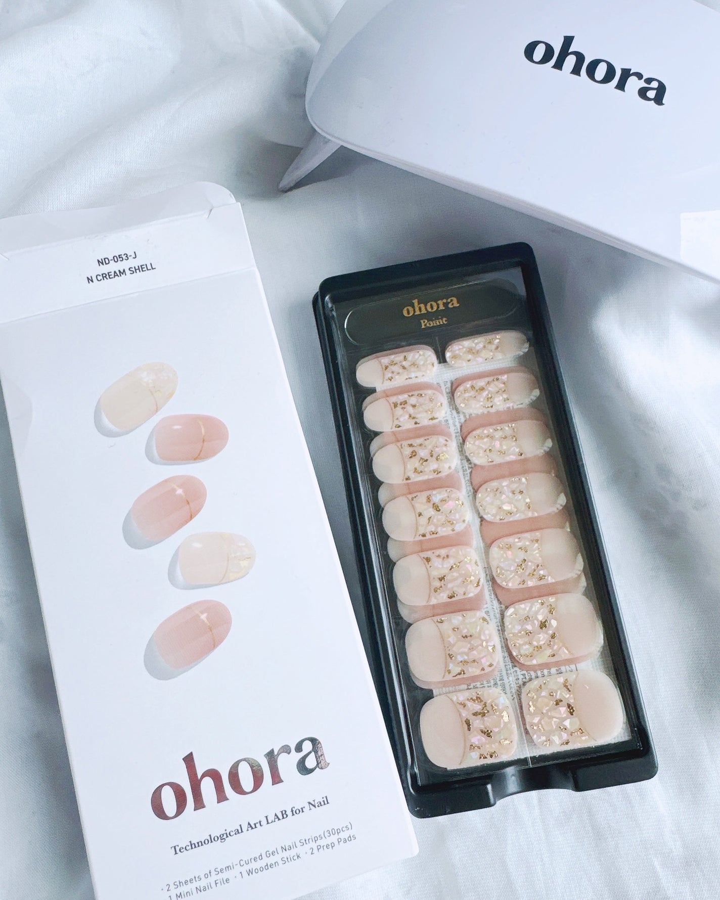 セミキュアジェルネイル(ハンド)/ohora/ネイルシールを使ったクチコミ(5枚目)