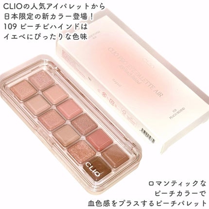 プロ アイ パレット エアー/CLIO/アイシャドウパレットを使ったクチコミ(2枚目)