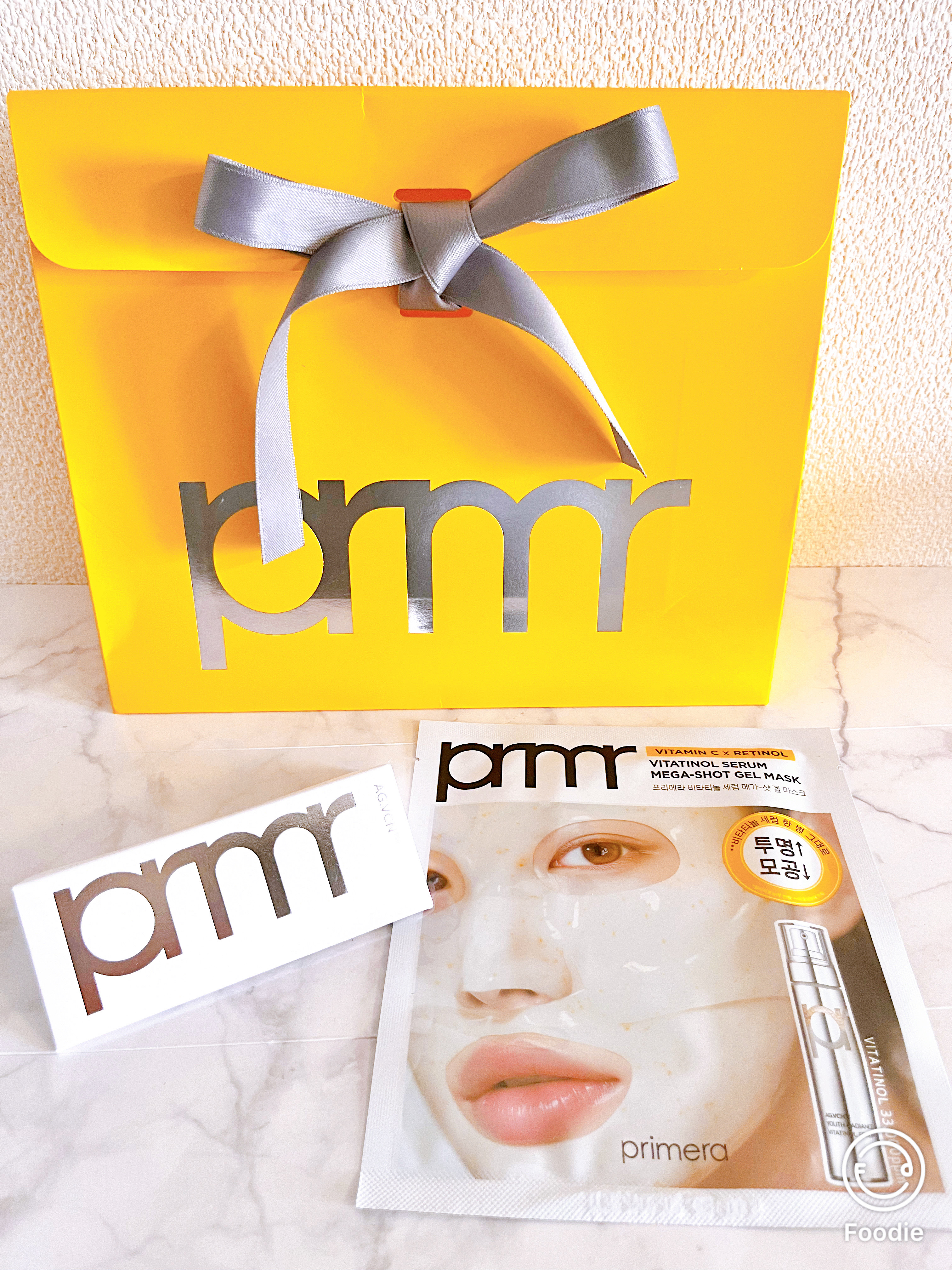 ビタチノールセラム メガショット ゲルマスク/primera/シートマスク・パックを使ったクチコミ（1枚目）